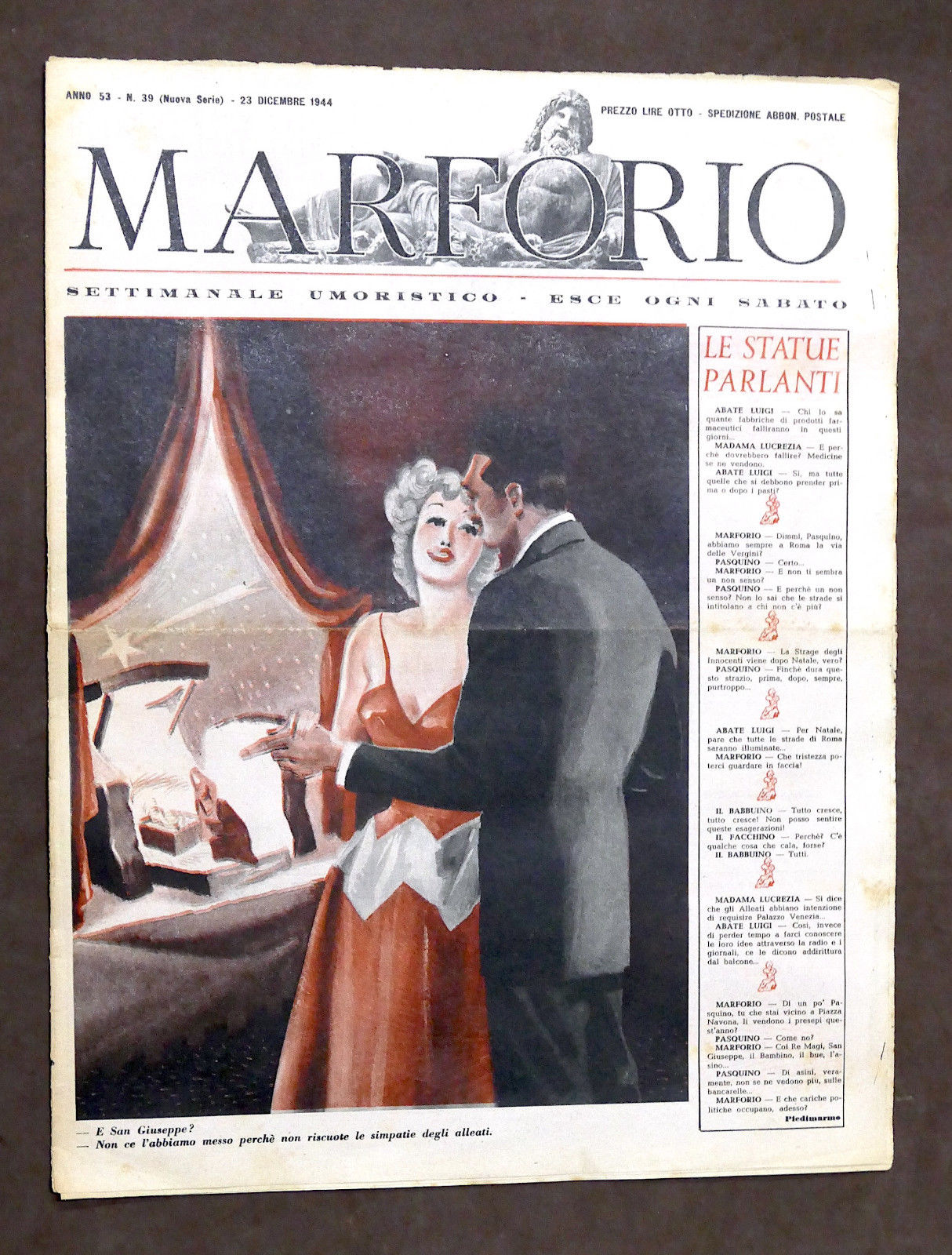Satira - Marforio Settimanale umoristico di Roma - Anno 53 …