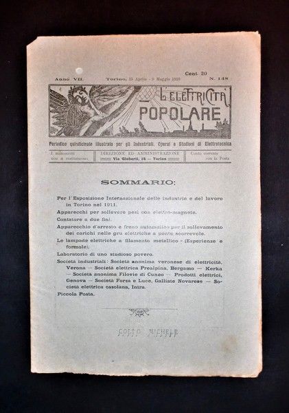 Scienza e Tecnica - Elettrotecnica - L'elettricità popolare - N. …