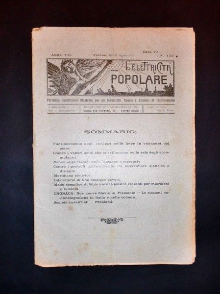 Scienza e Tecnica - Elettrotecnica - L'elettricità popolare - N. …