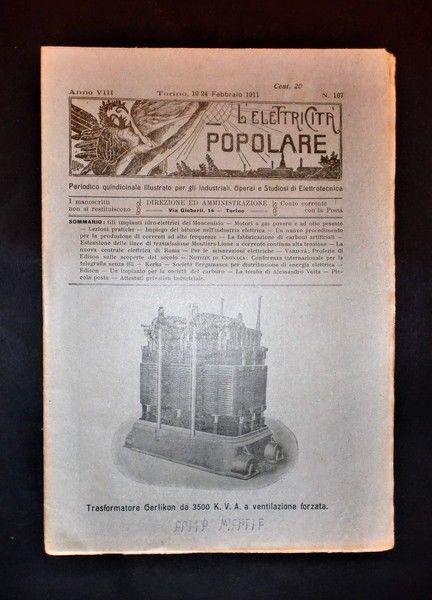 Scienza e Tecnica - Elettrotecnica - L'elettricità popolare - N. …