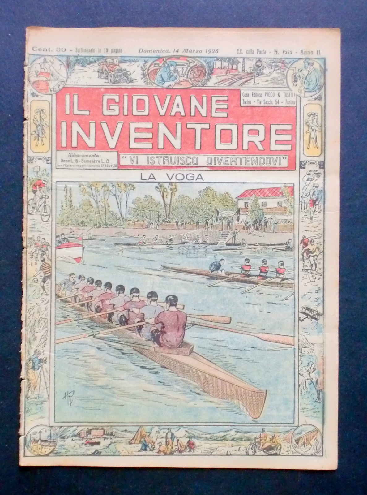 Scienza e Tecnica - Il Giovane Inventore - La Voga …