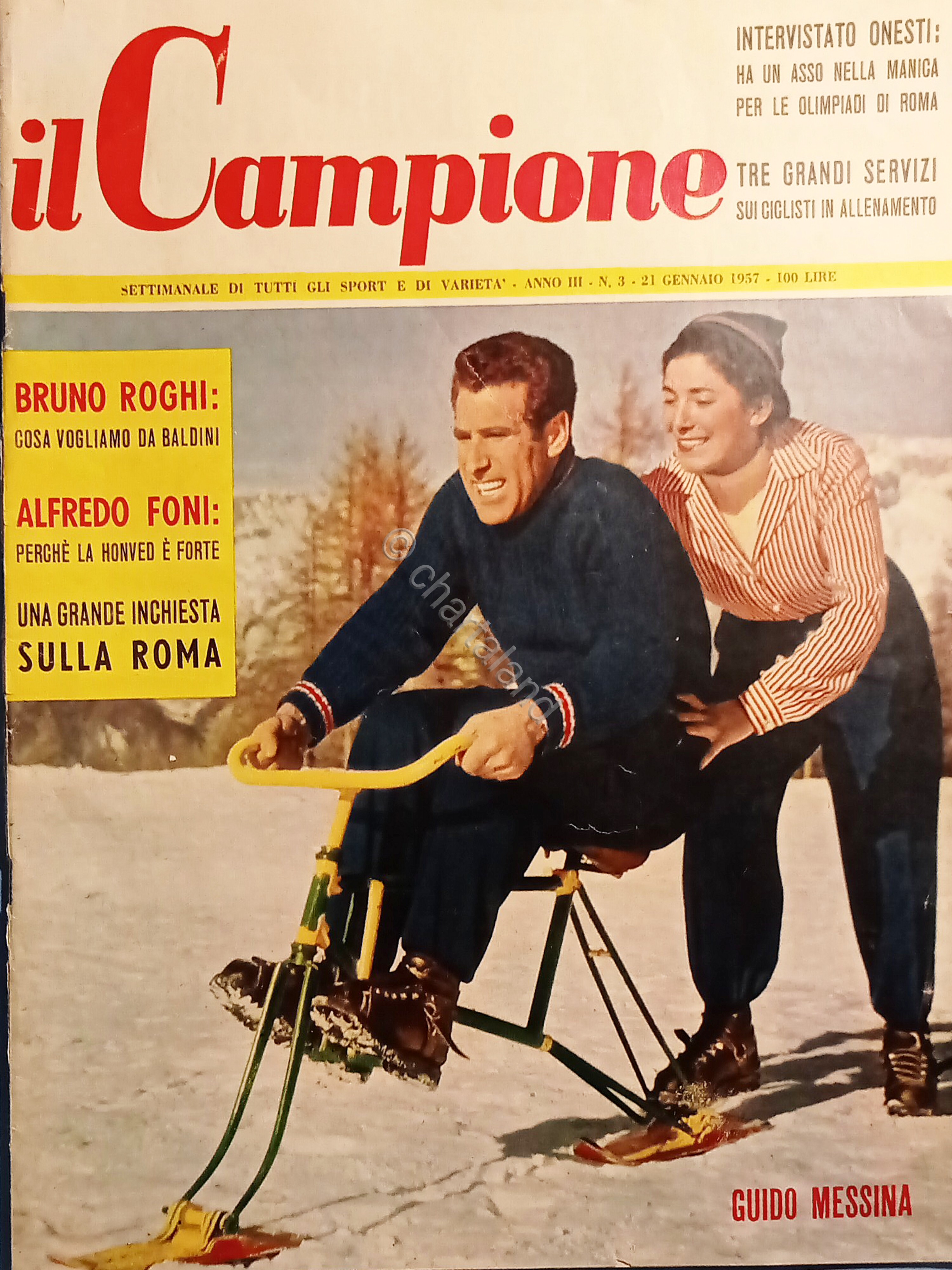 Settimanale - Il Campione N. 3 - Ciclista Guido Messina …