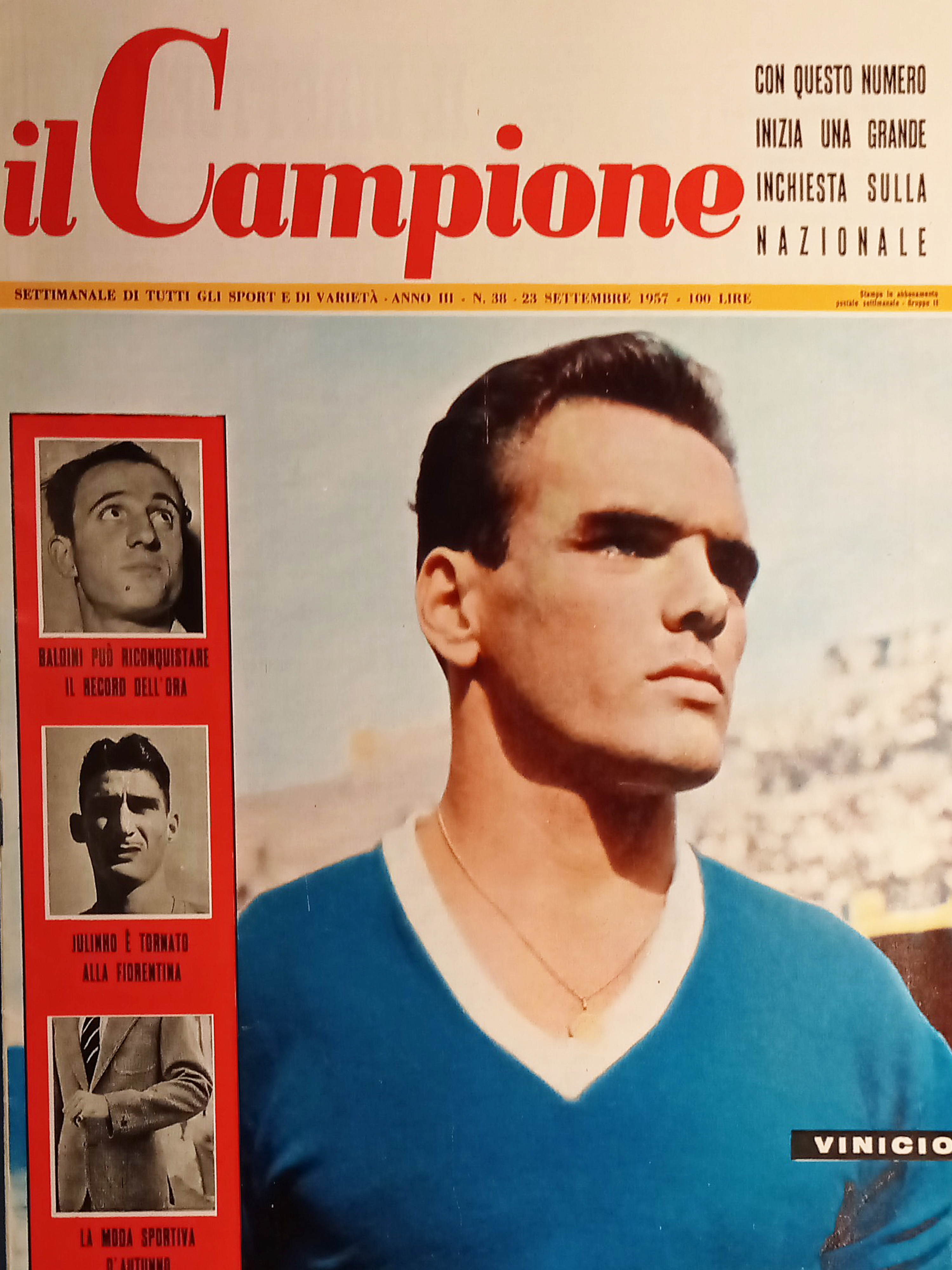 Settimanale - Il Campione N. 38 - Calciatore Luís Vinício …