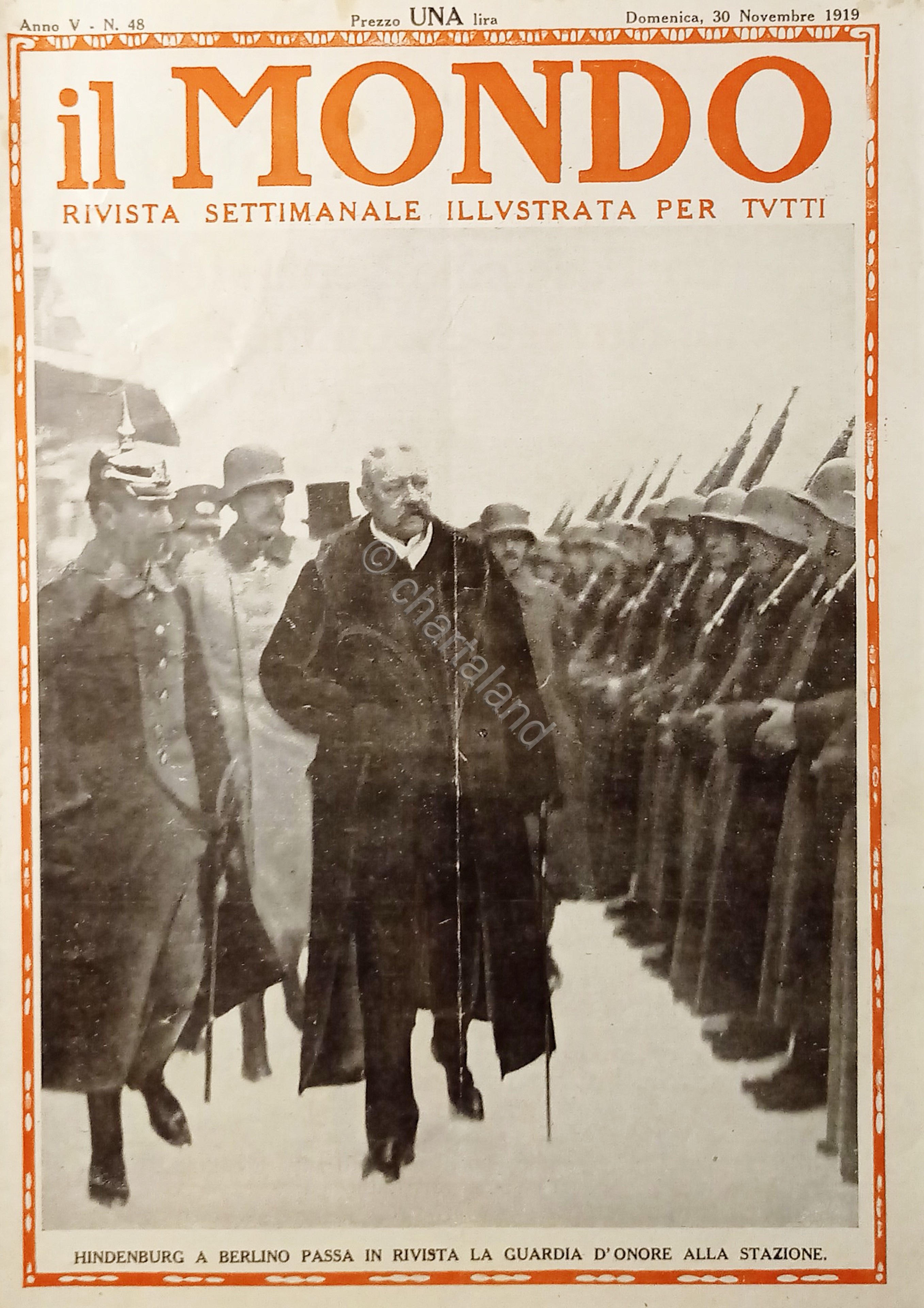 Settimanale - Il Mondo N. 48 - Hindenburg a Berlino …