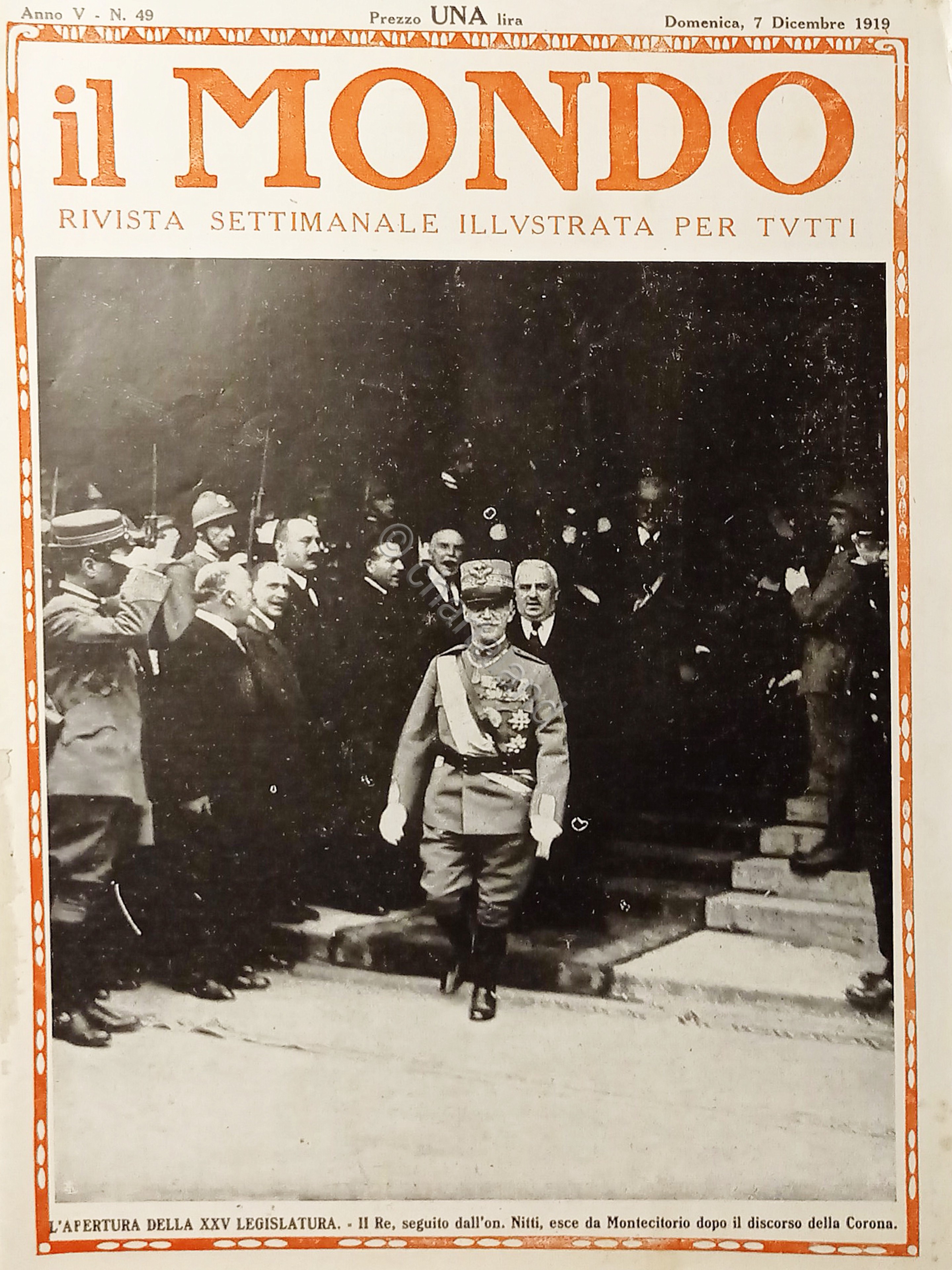 Settimanale - Il Mondo N. 49 - L'Apertura della XXV …