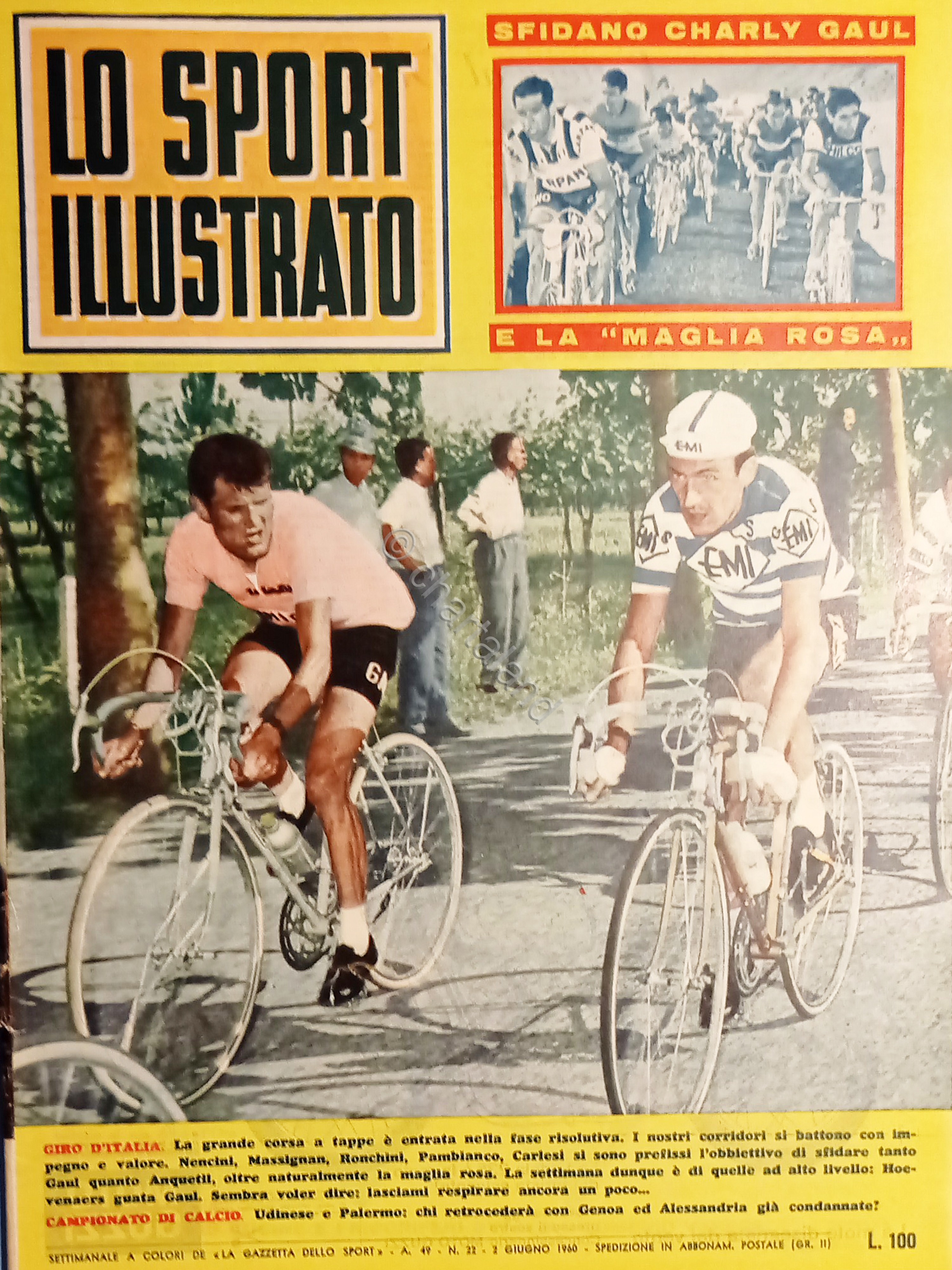 Settimanale - Lo Sport Illustrato N. 22 - Nencini, Massignan, …