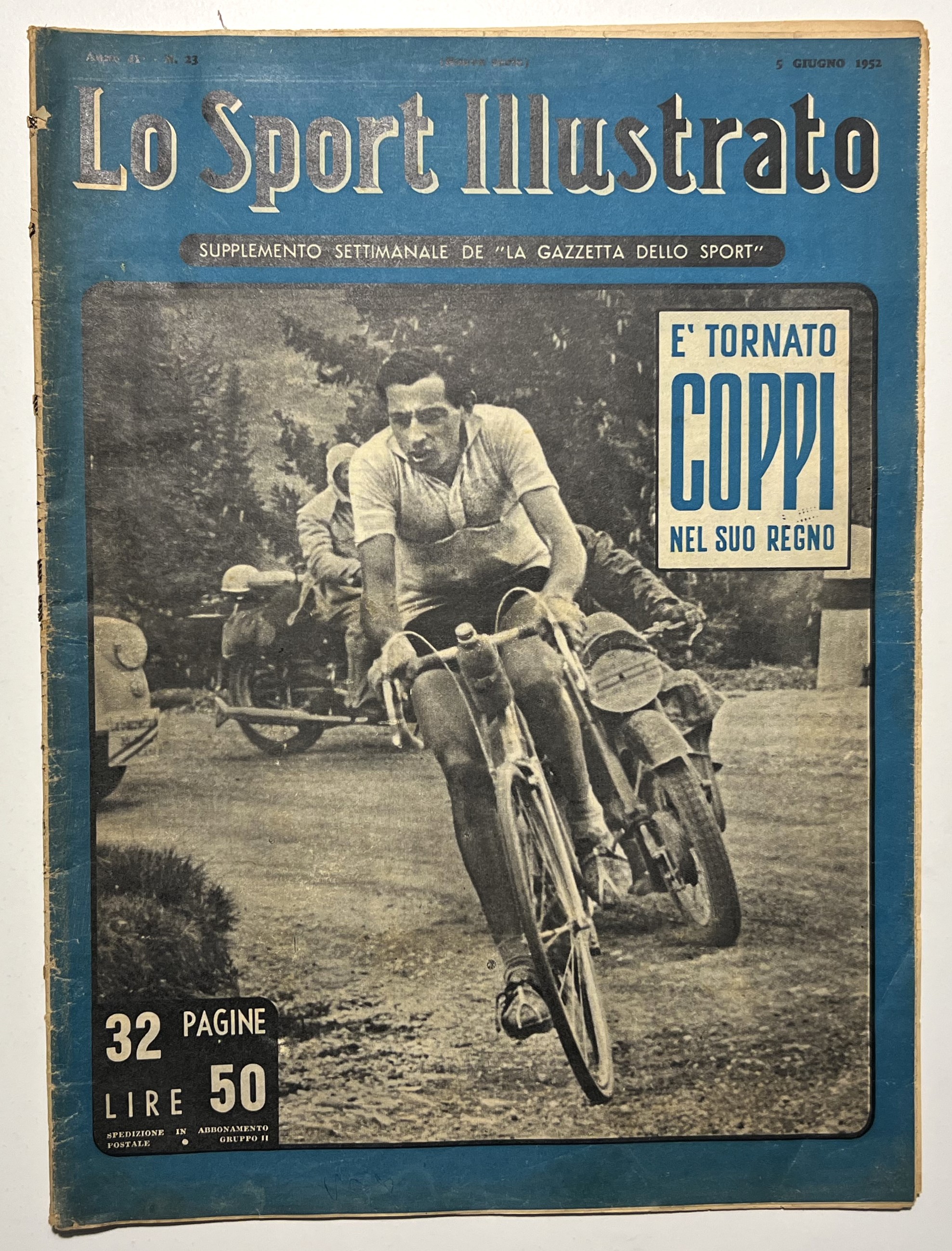 Settimanale - Lo Sport Illustrato N. 23 - 1952 E' …