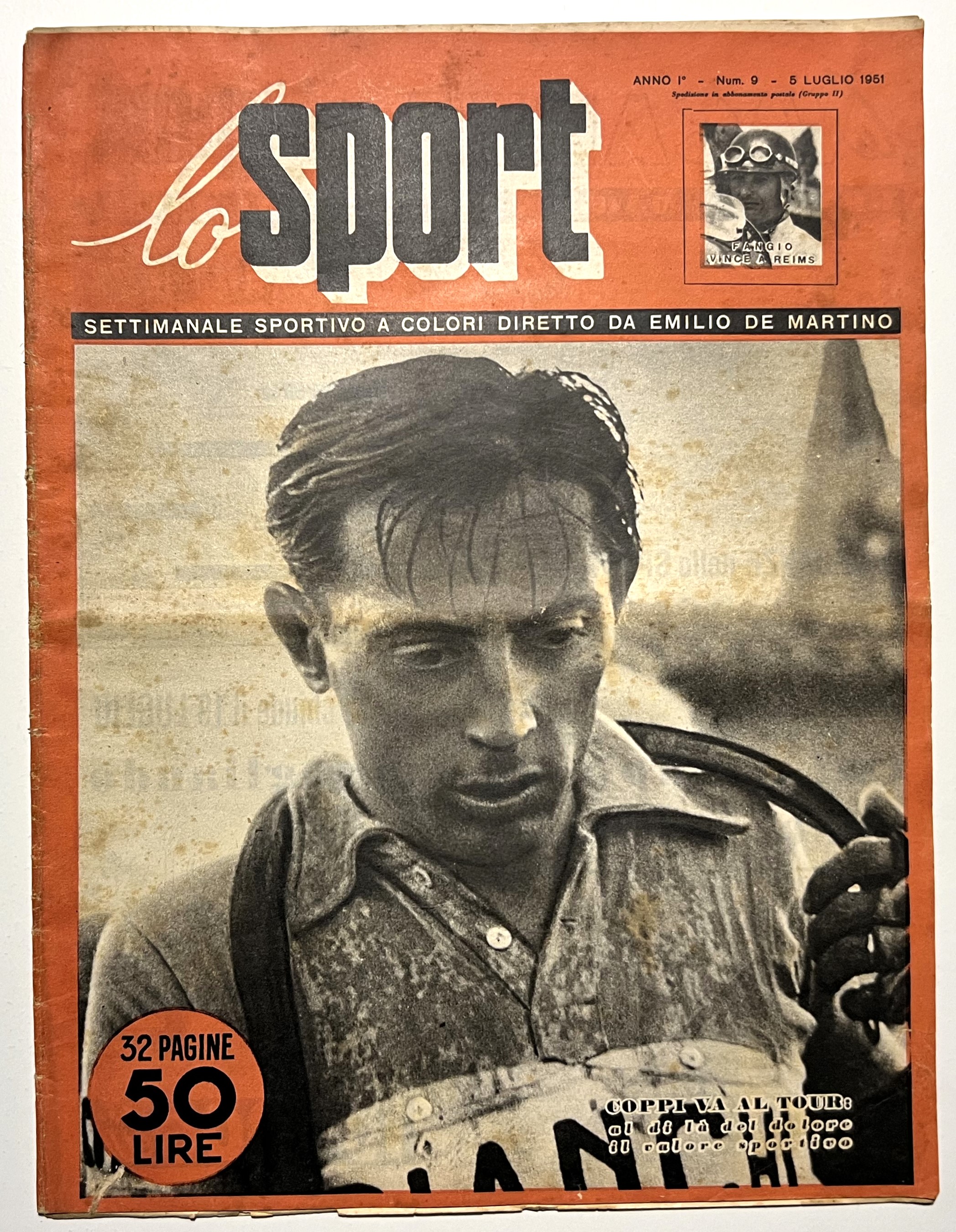Settimanale - Lo Sport N. 9 - 1951 Fausto Coppi …