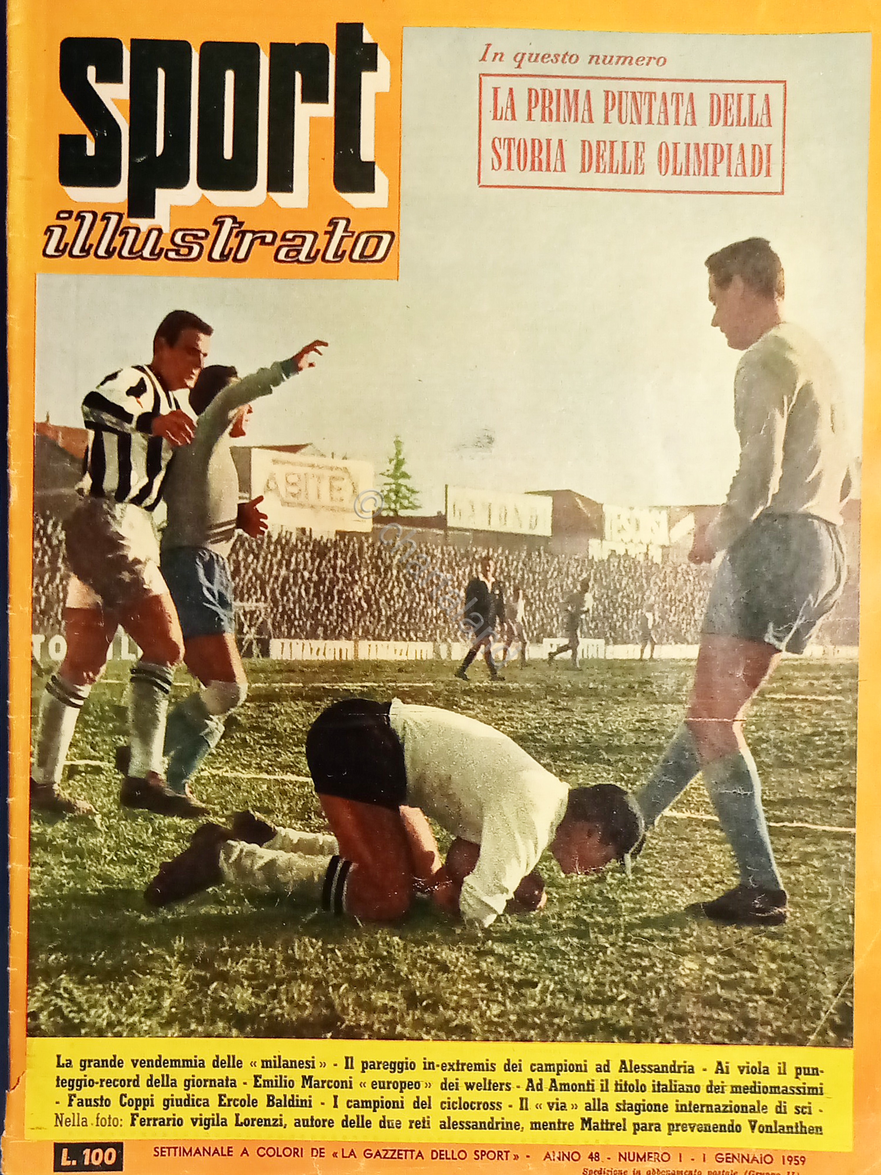 Settimanale - Sport Illustrato N. 1 - Moreno Ferrario, Lorenzi …
