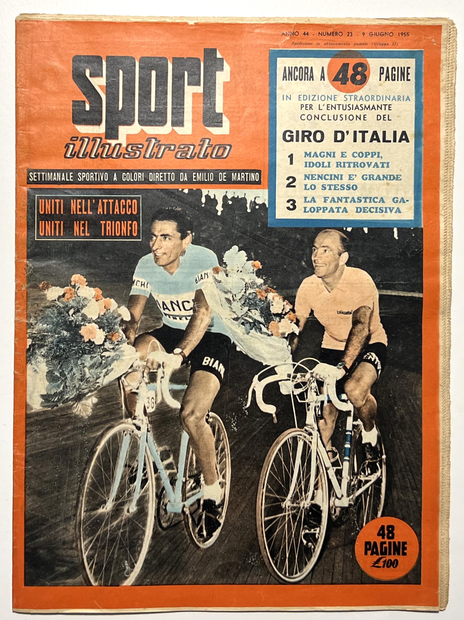 Settimanale - Sport Illustrato N. 23 - 1955 Magni e …