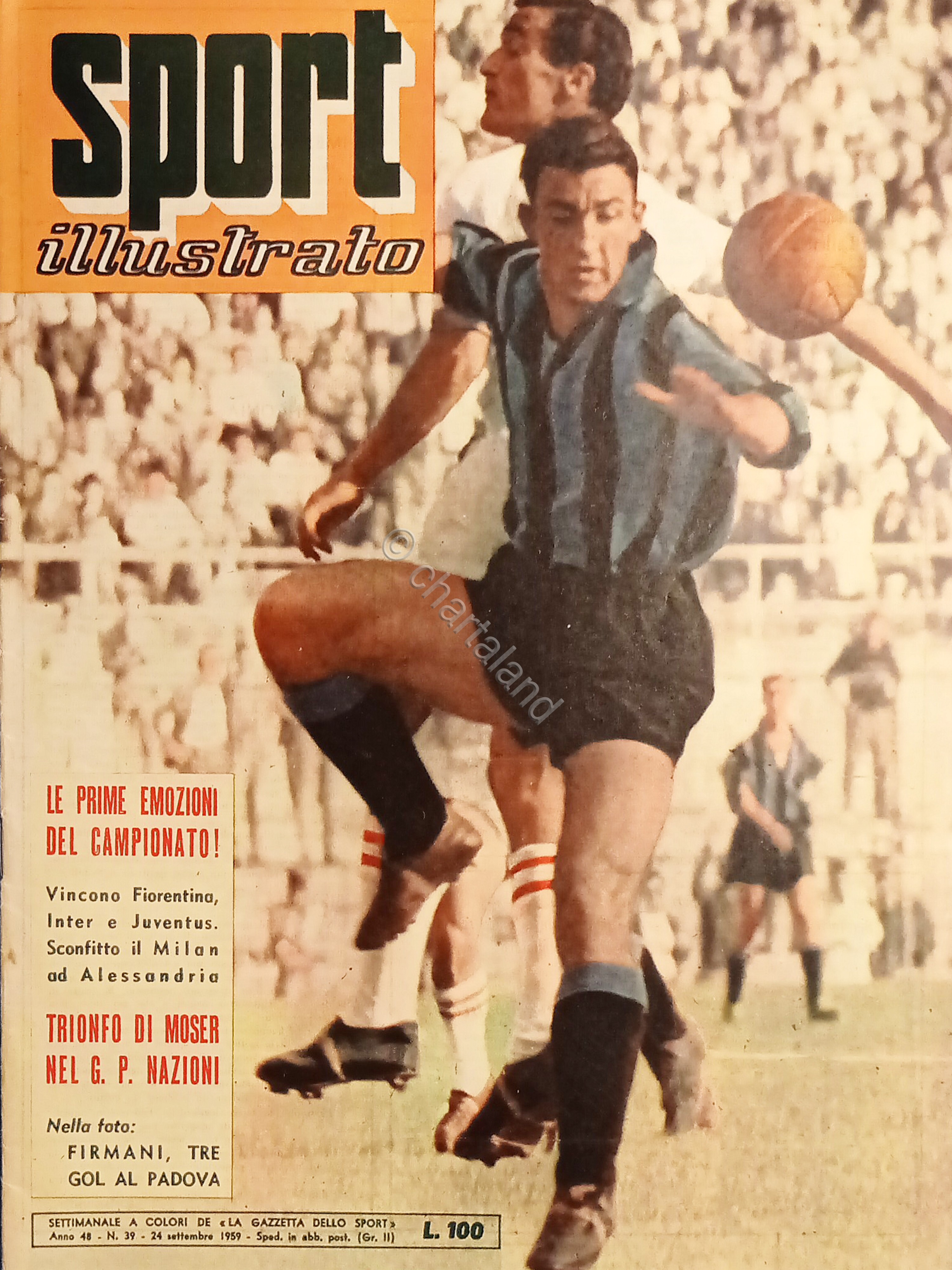 Settimanale - Sport Illustrato N. 39 - Inter e Juventus …