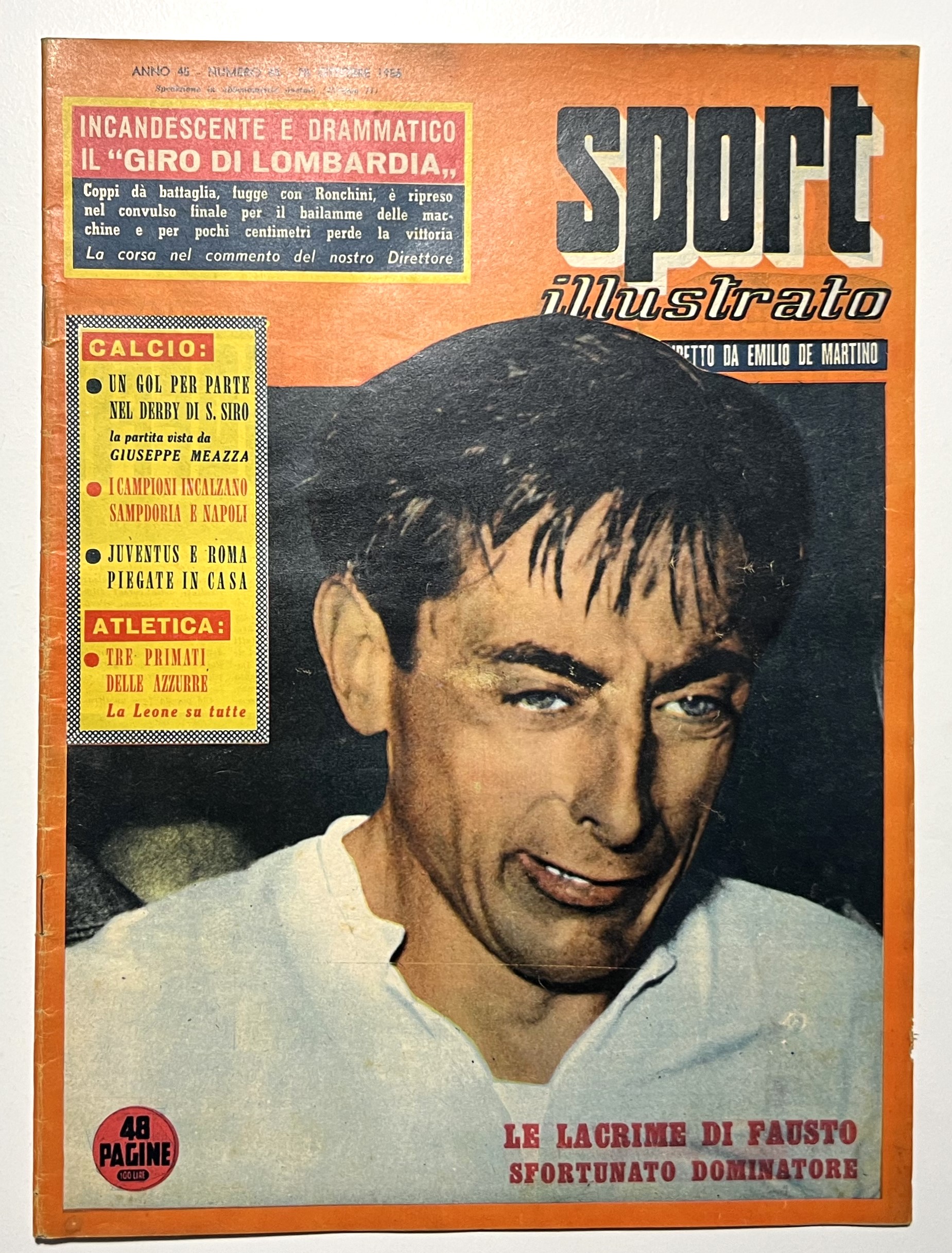 Settimanale - Sport Illustrato N. 43 - 1956 lacrime di …