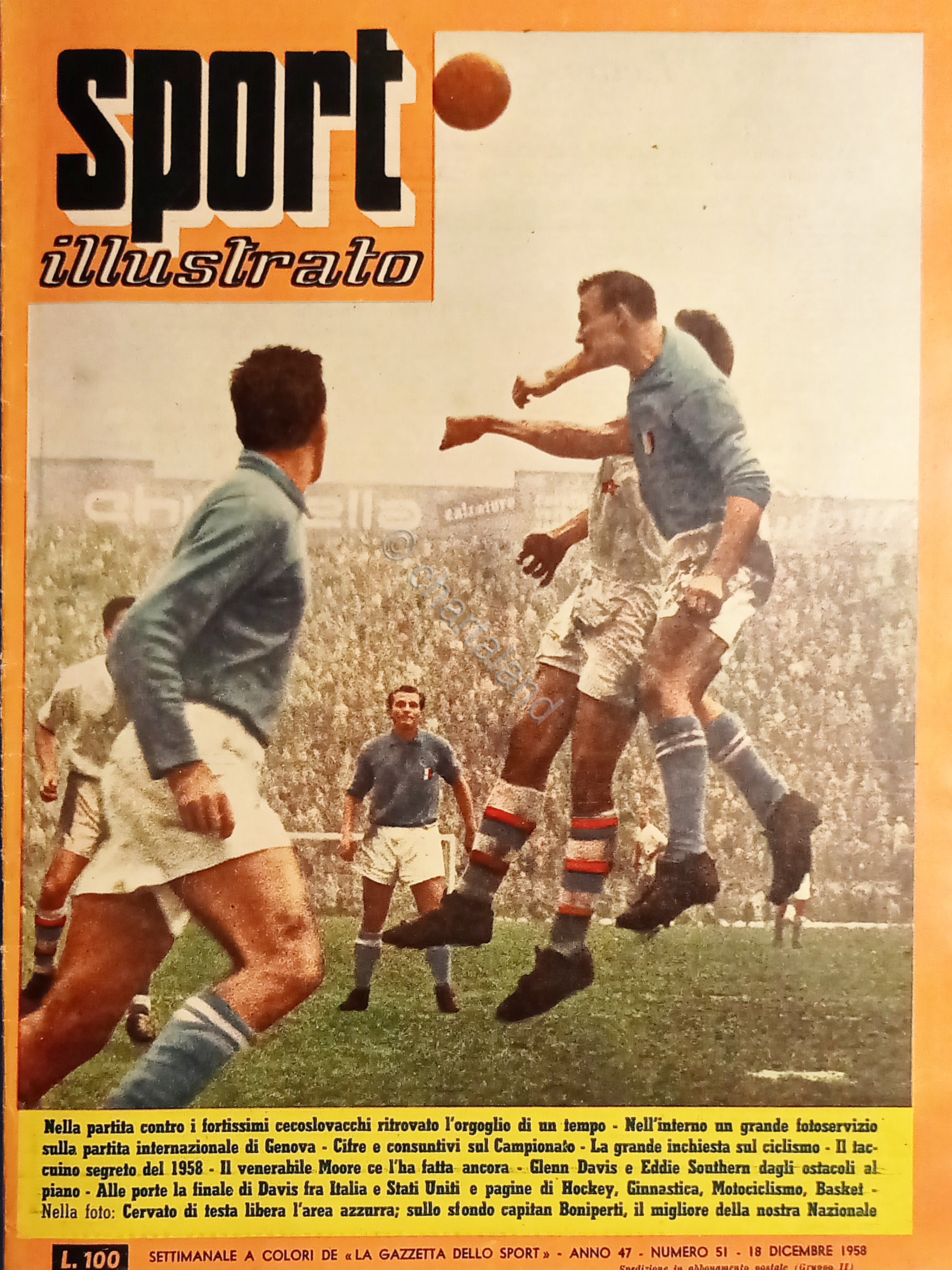 Settimanale - Sport Illustrato N. 51 - Giampiero Boniperti e …