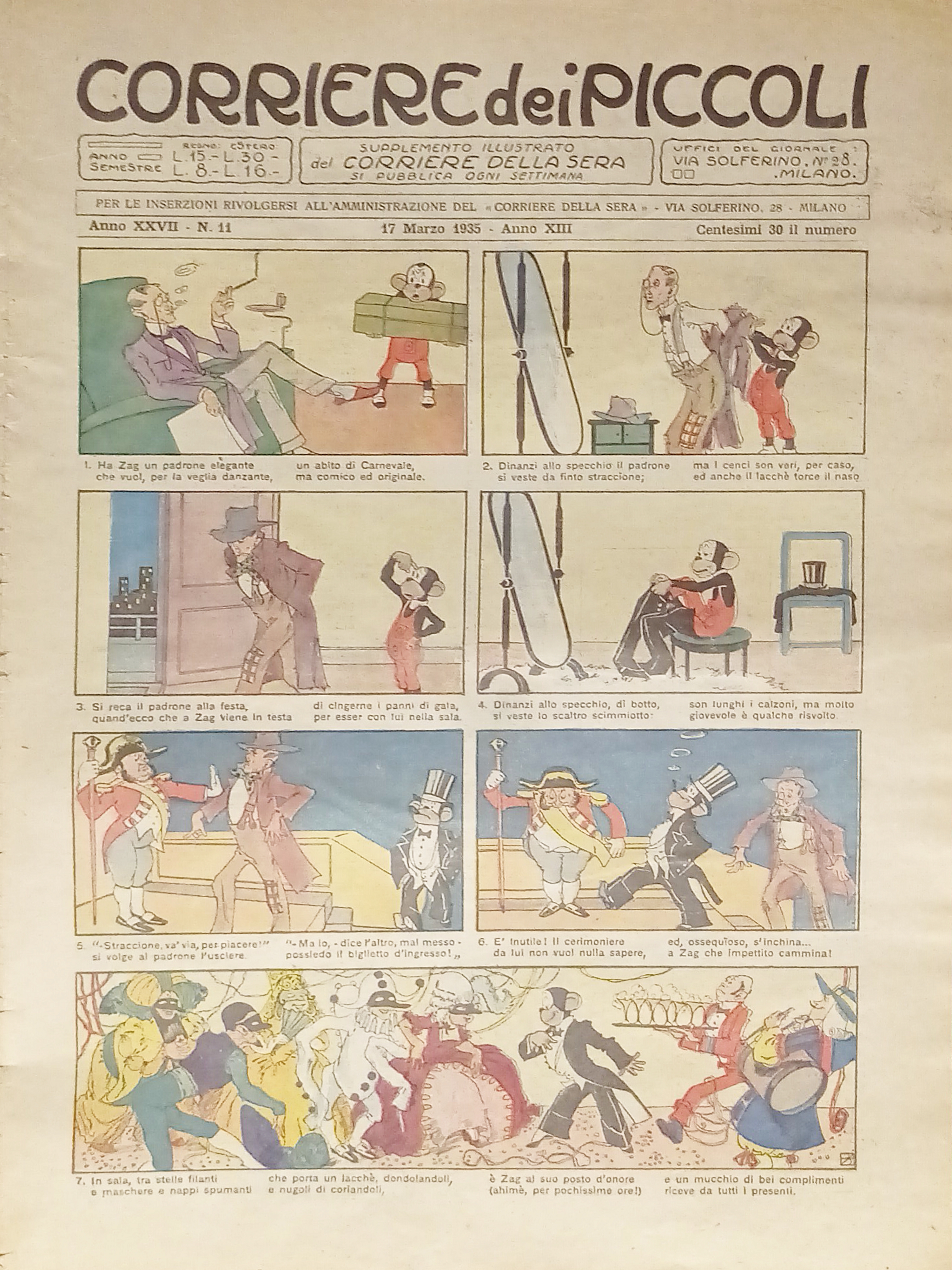 Settimanale a Fumetti per i Ragazzi - Corriere dei Piccoli …