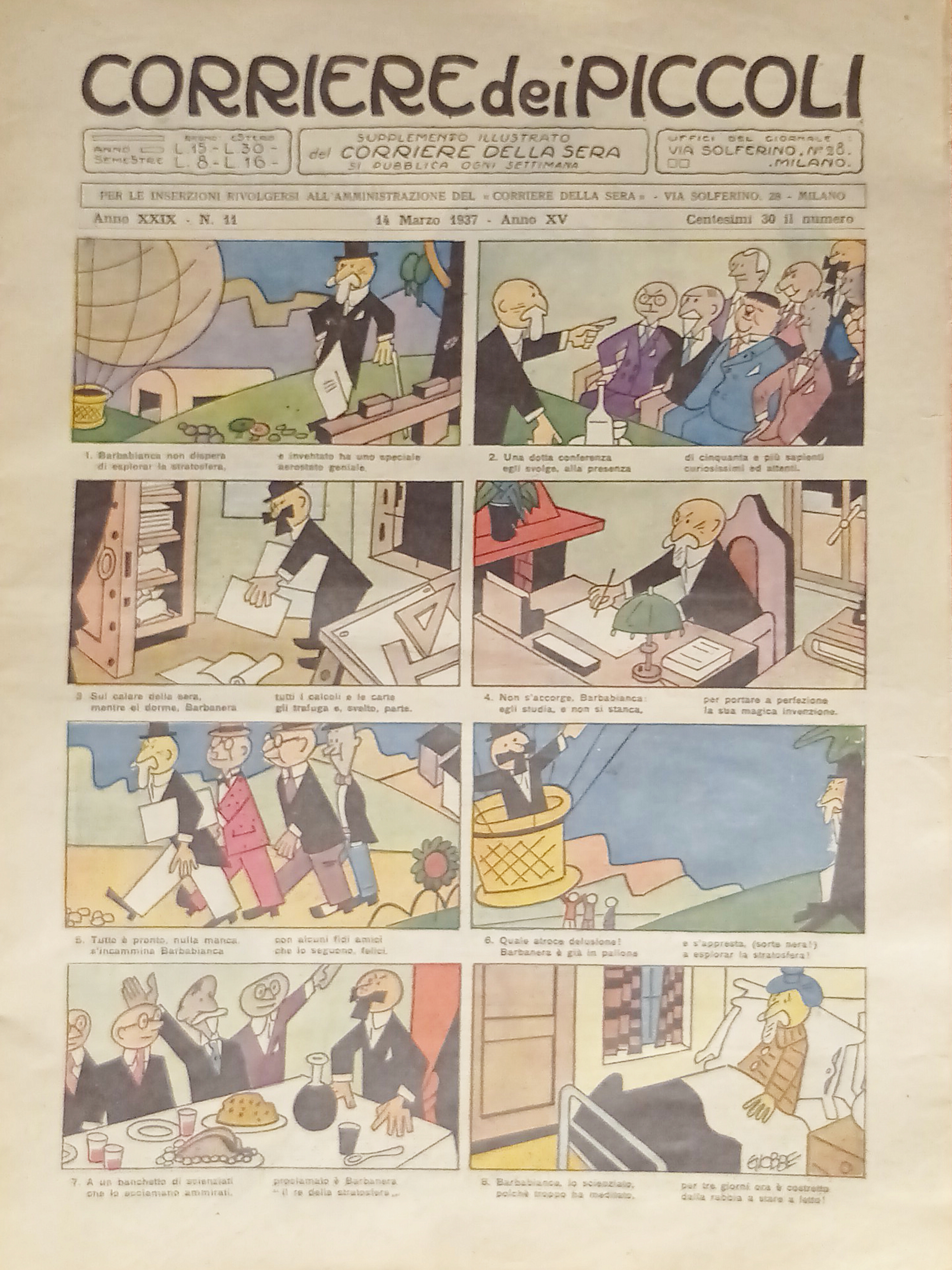 Settimanale a Fumetti per i Ragazzi - Corriere dei Piccoli …