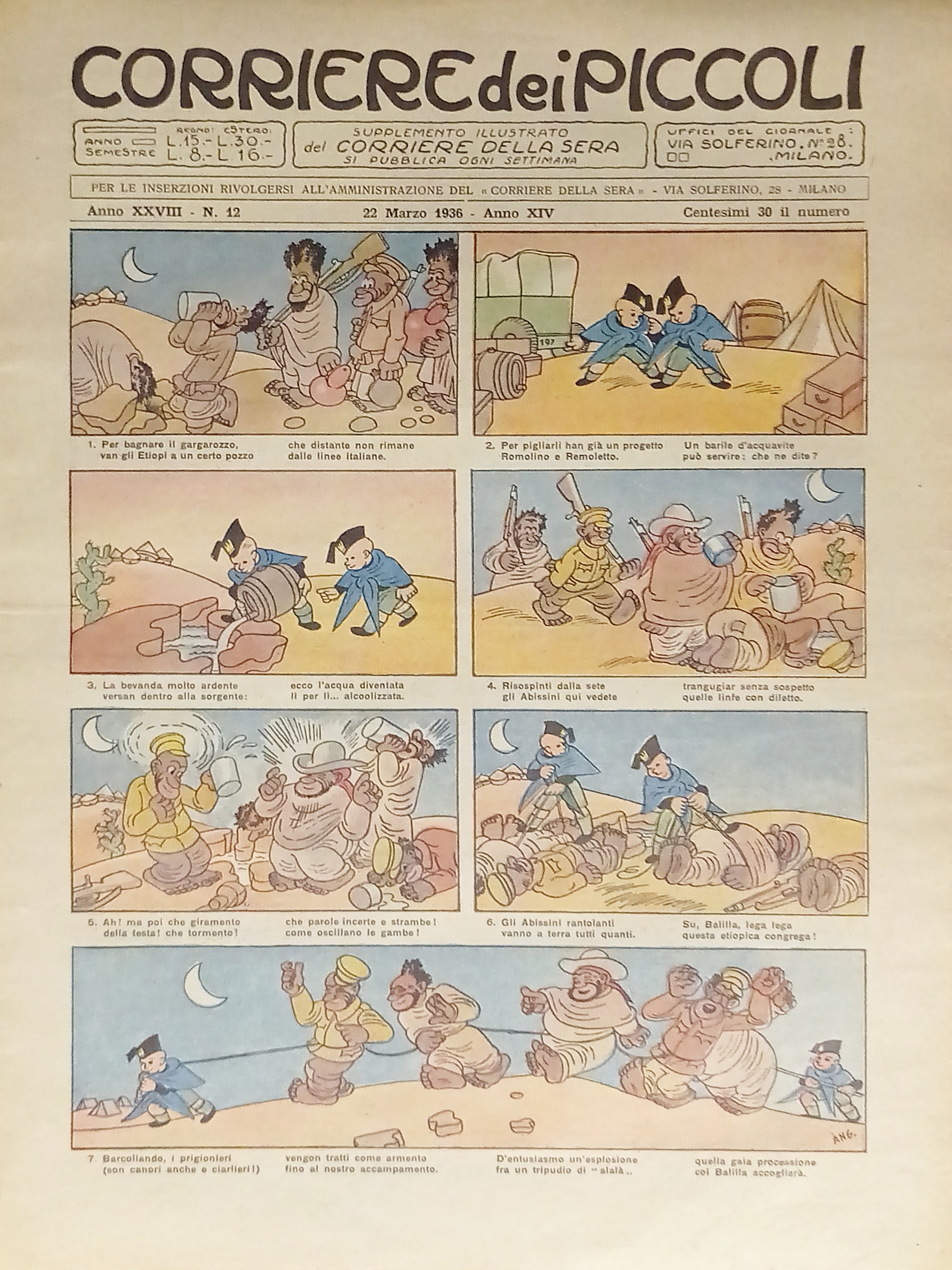 Settimanale a Fumetti per i Ragazzi - Corriere dei Piccoli …