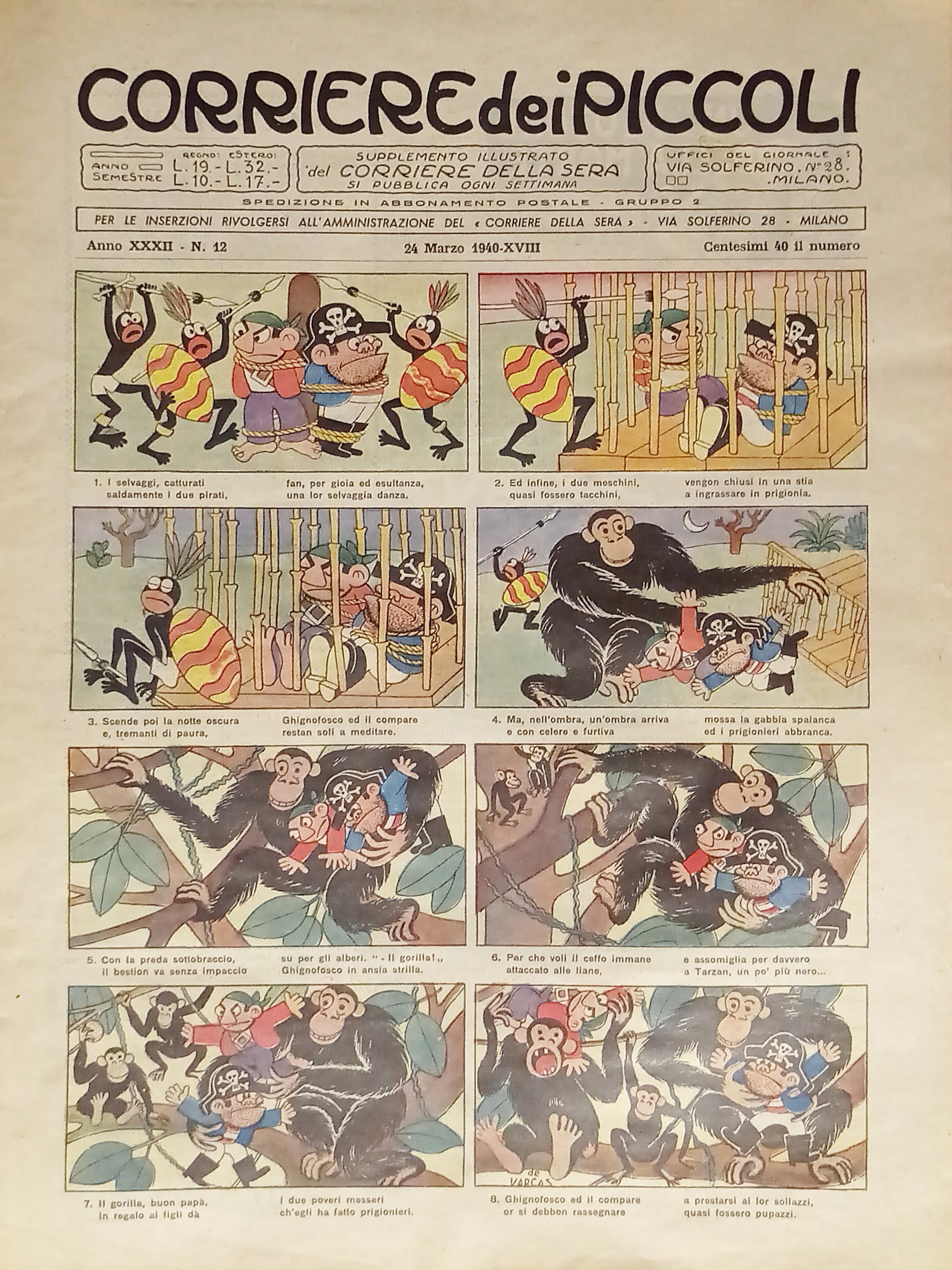 Settimanale a Fumetti per i Ragazzi - Corriere dei Piccoli …