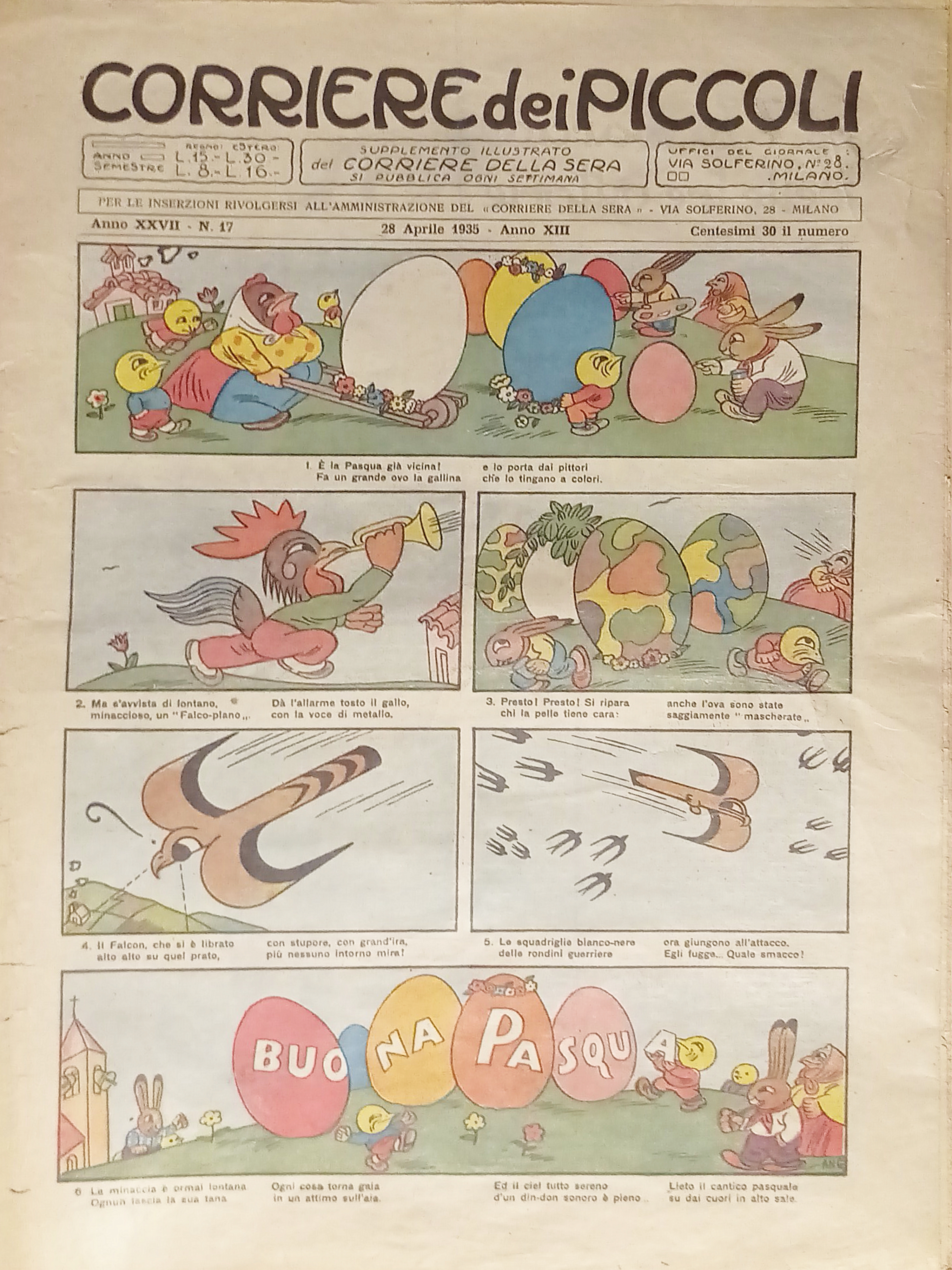 Settimanale a Fumetti per i Ragazzi - Corriere dei Piccoli …