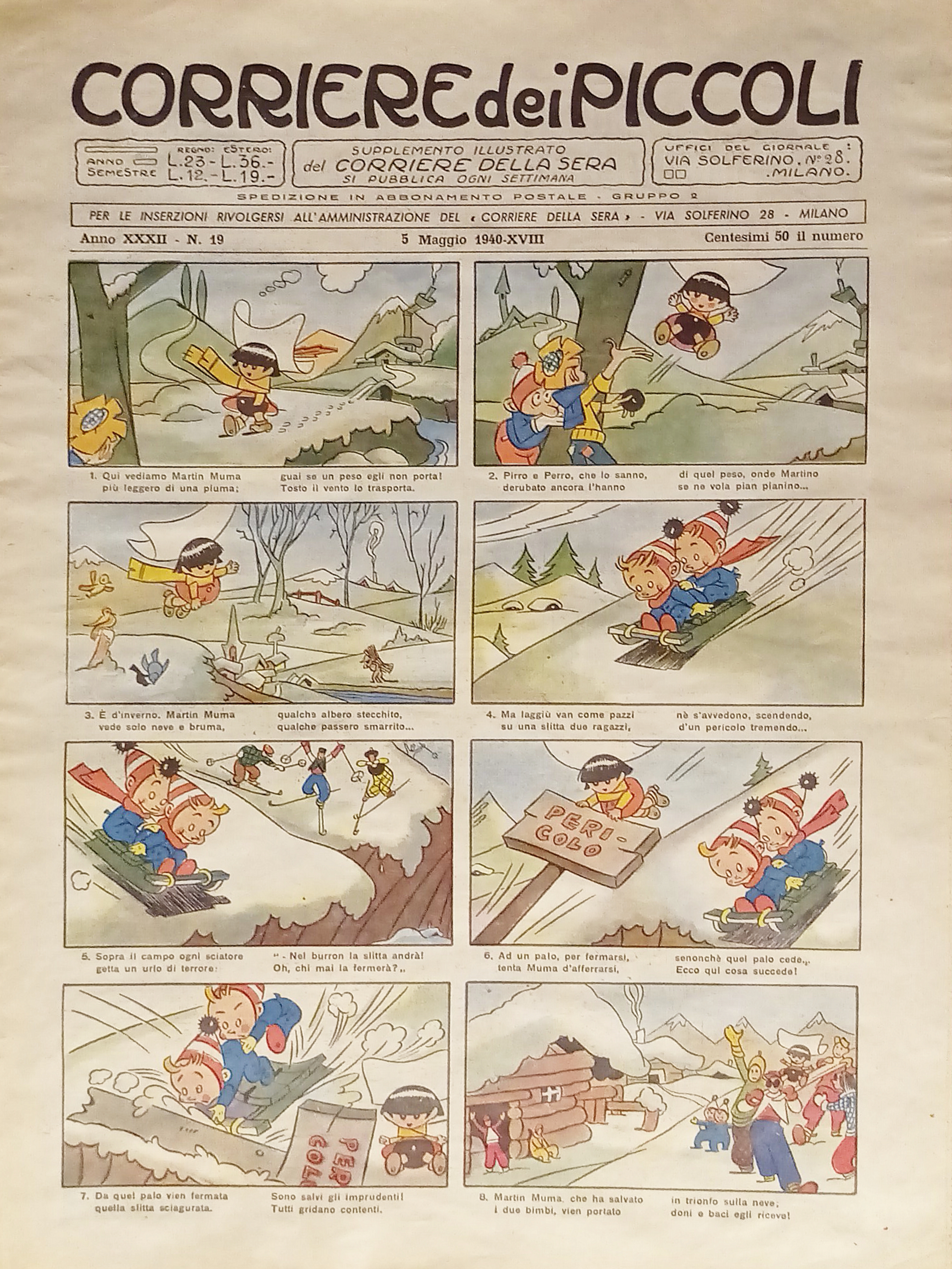 Settimanale a Fumetti per i Ragazzi - Corriere dei Piccoli …