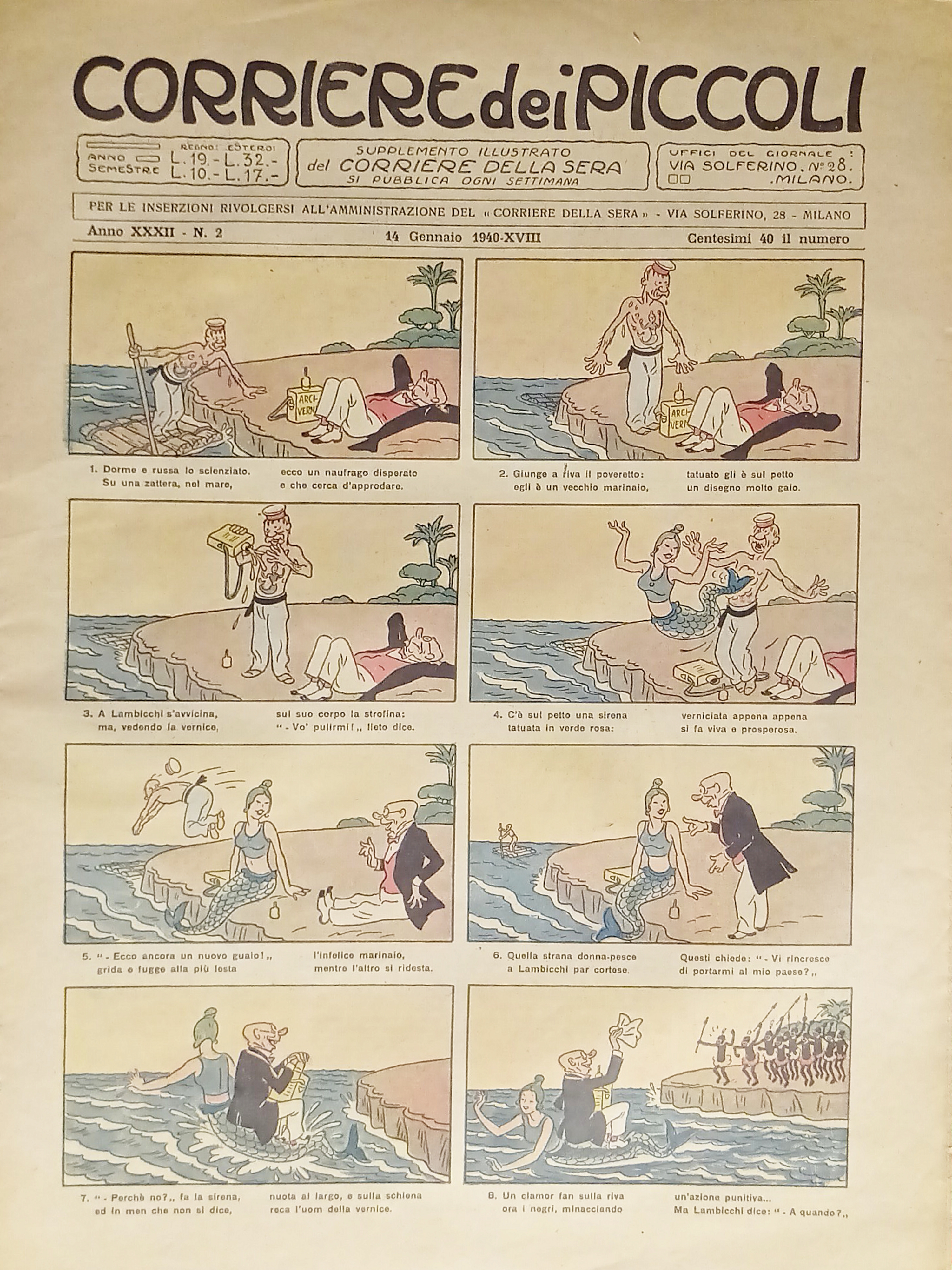 Settimanale a Fumetti per i Ragazzi - Corriere dei Piccoli …