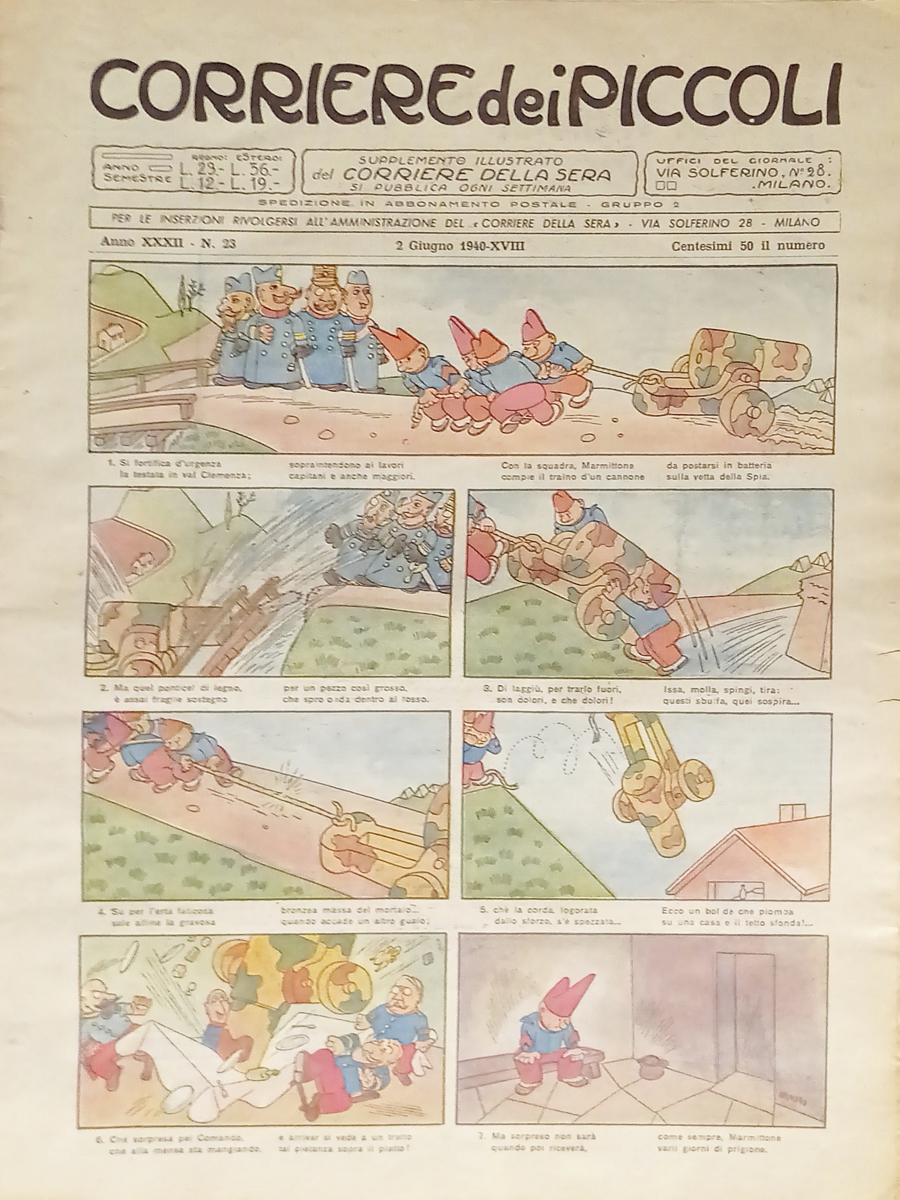 Settimanale a Fumetti per i Ragazzi - Corriere dei Piccoli …