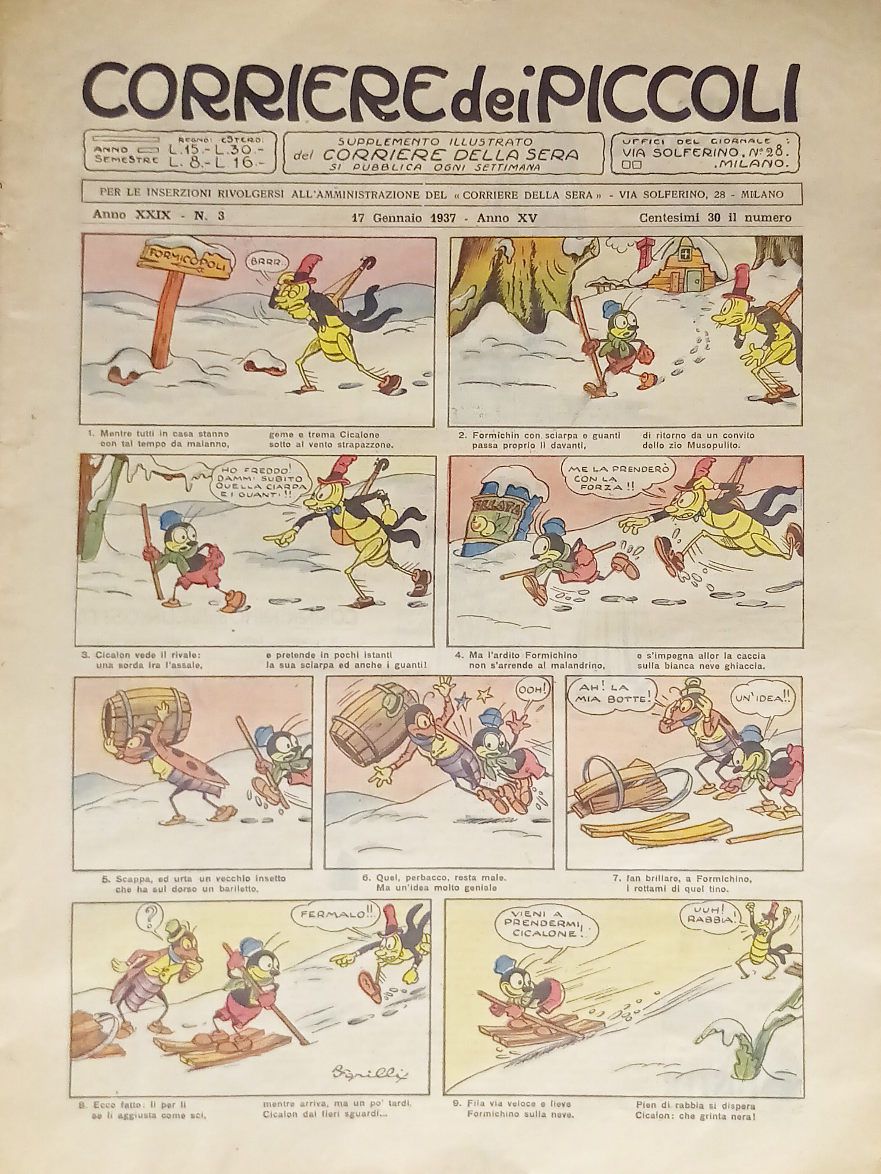 Settimanale a Fumetti per i Ragazzi - Corriere dei Piccoli …