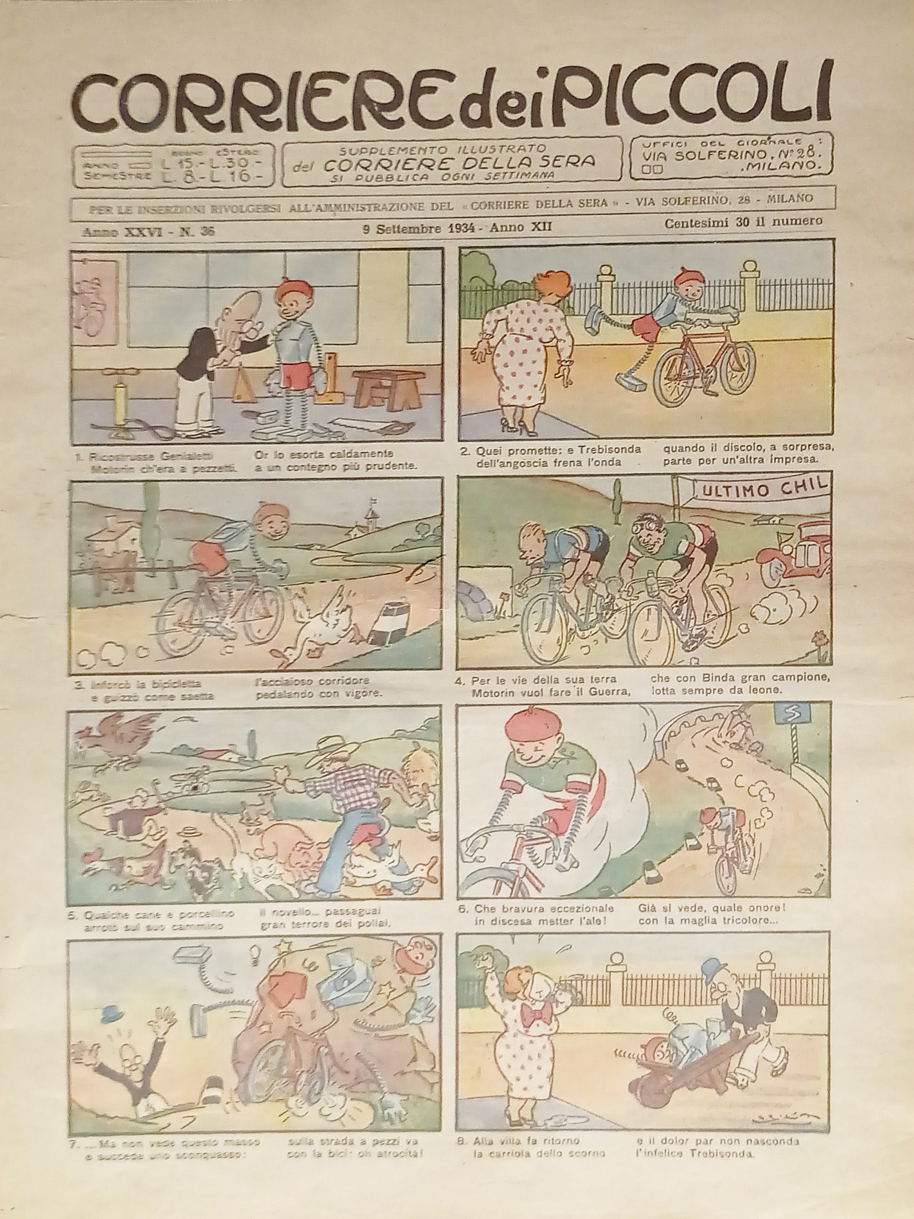 Settimanale a Fumetti per i Ragazzi - Corriere dei Piccoli …