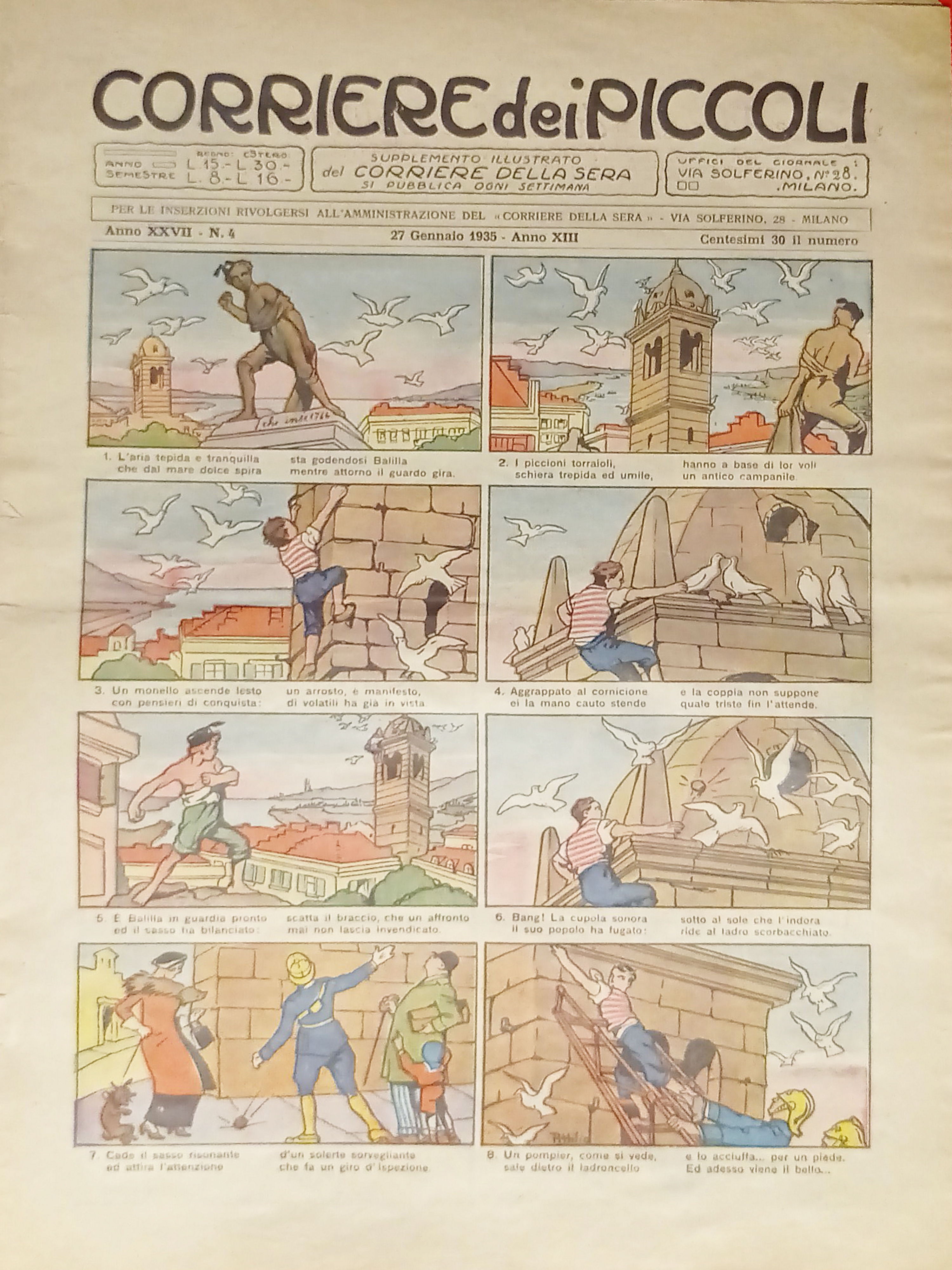 Settimanale a Fumetti per i Ragazzi - Corriere dei Piccoli …