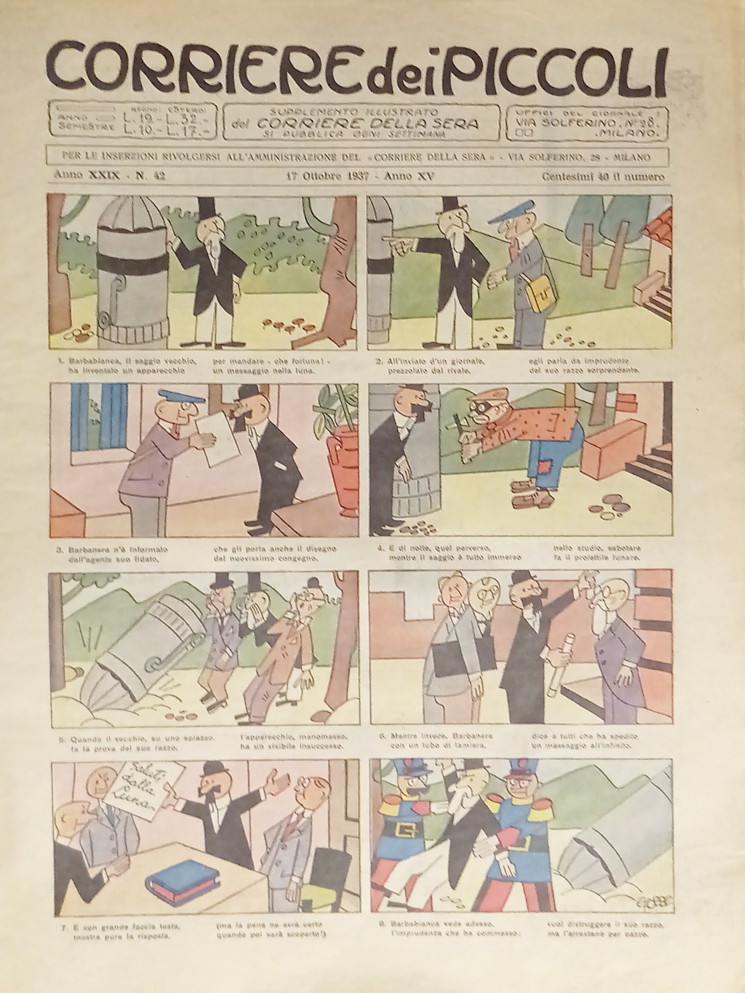 Settimanale a Fumetti per i Ragazzi - Corriere dei Piccoli …