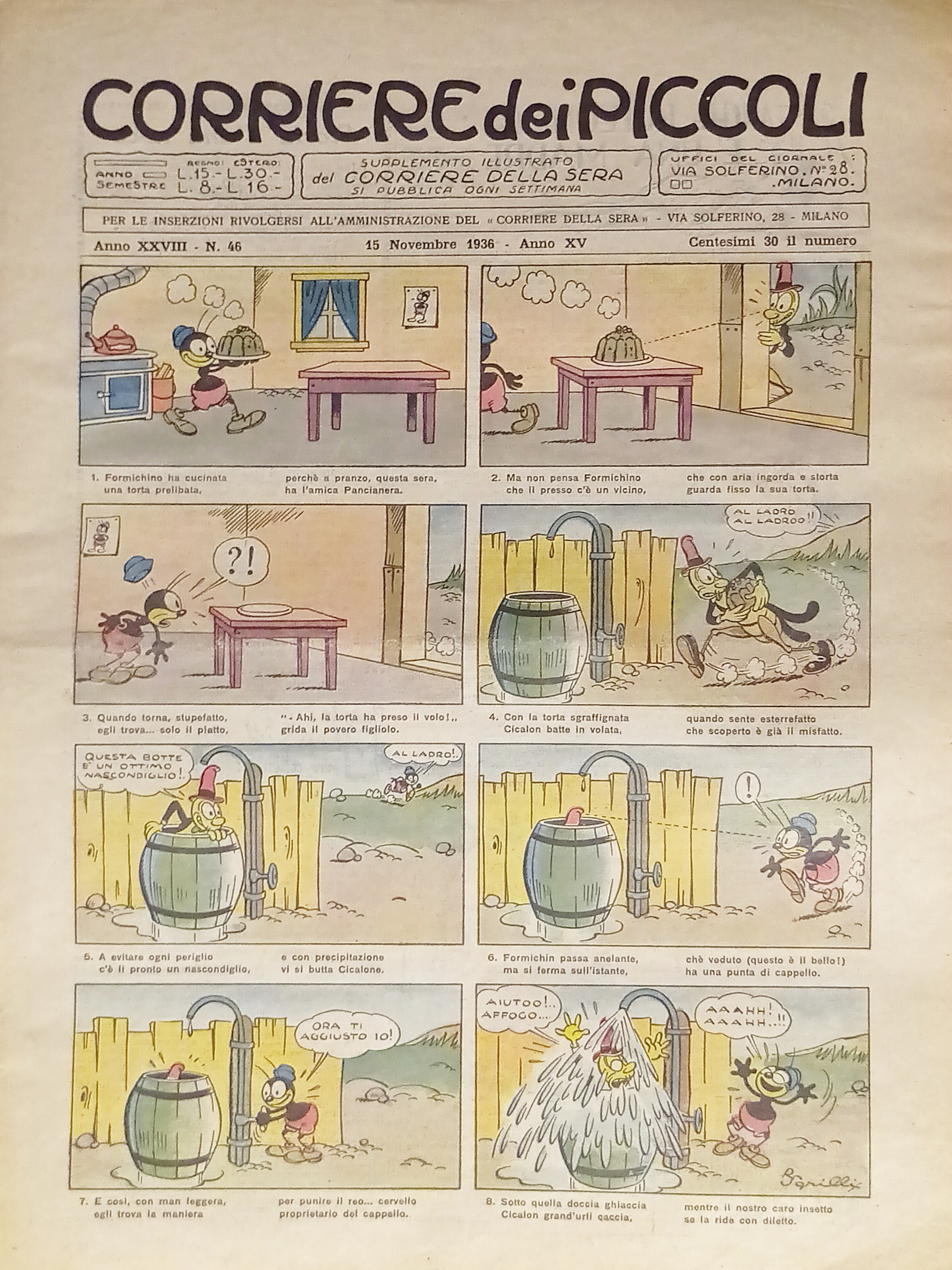 Settimanale a Fumetti per i Ragazzi - Corriere dei Piccoli …