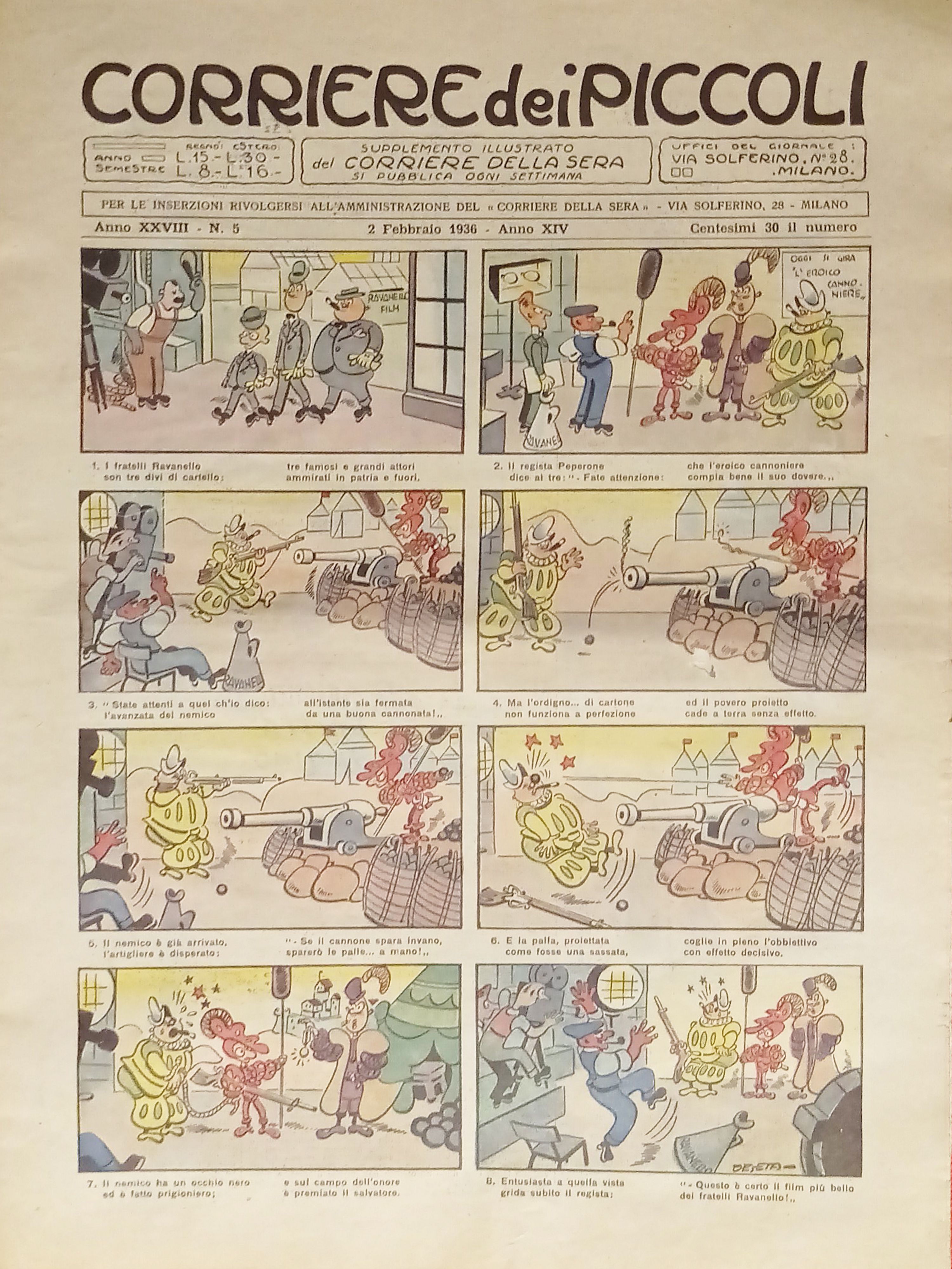 Settimanale a Fumetti per i Ragazzi - Corriere dei Piccoli …