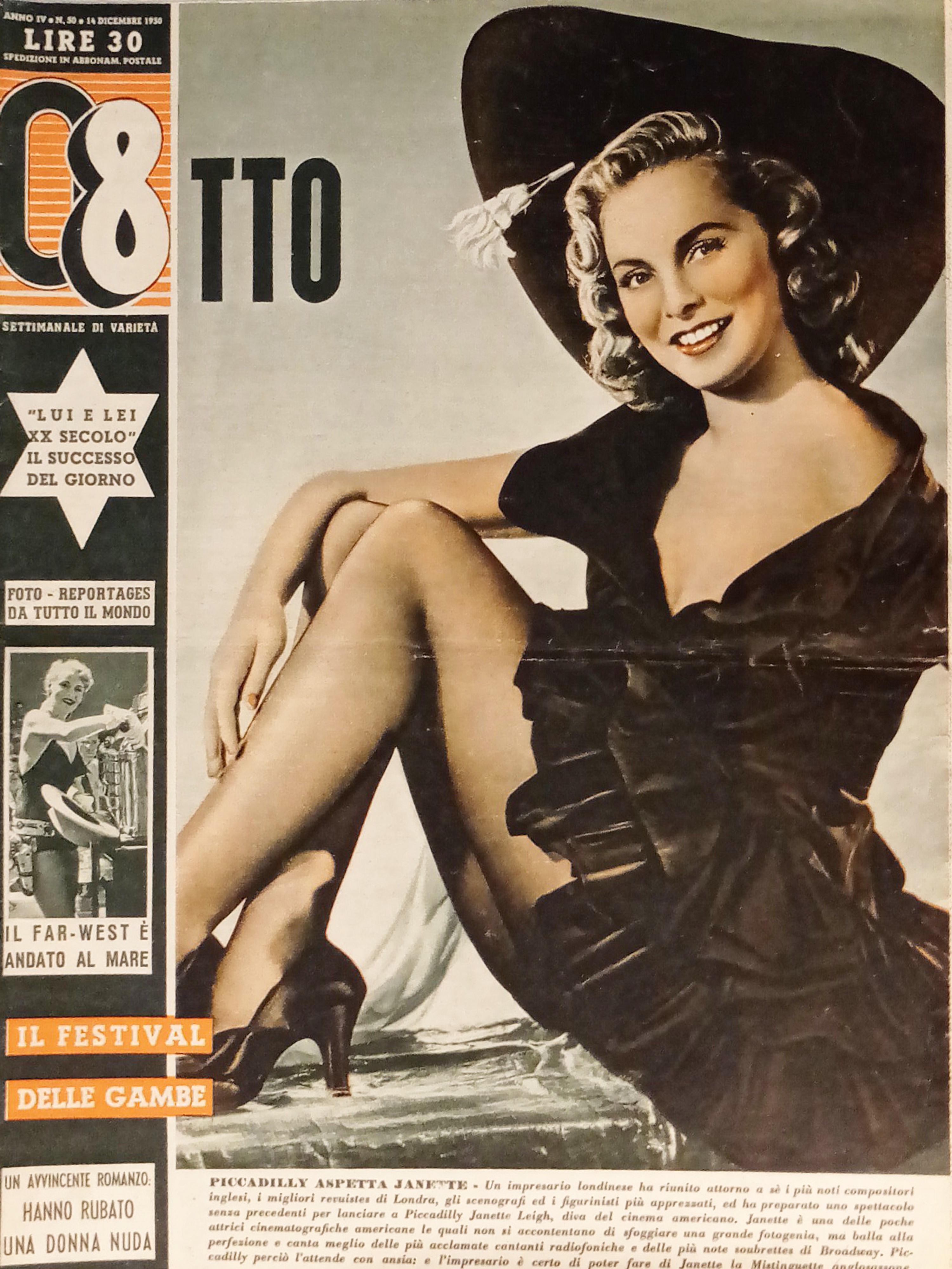 Settimanale di Varietà - 8 Otto n. 50 - 1950 …