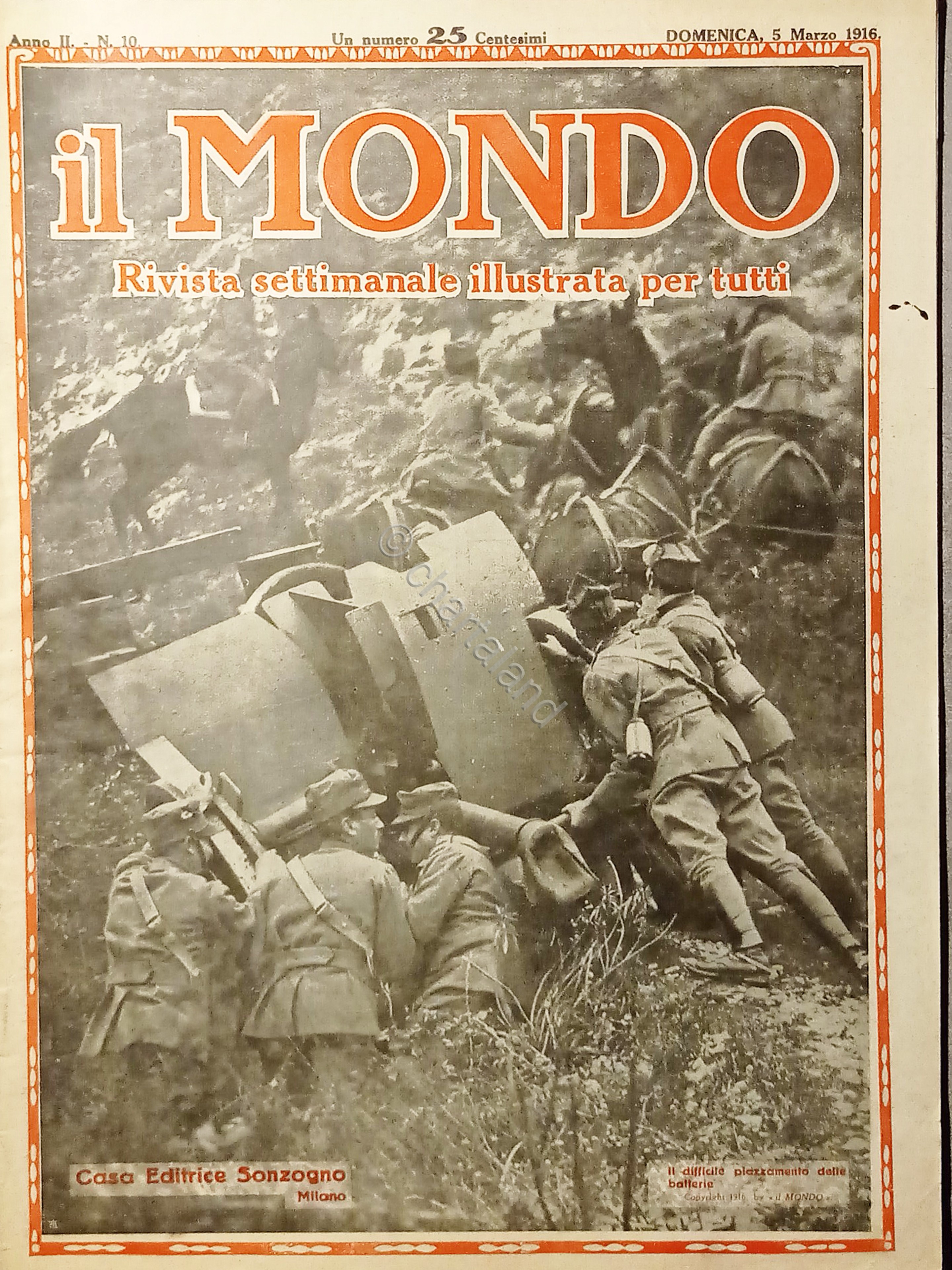 Settimanale WWI - Il Mondo N. 10 - Il difficile …