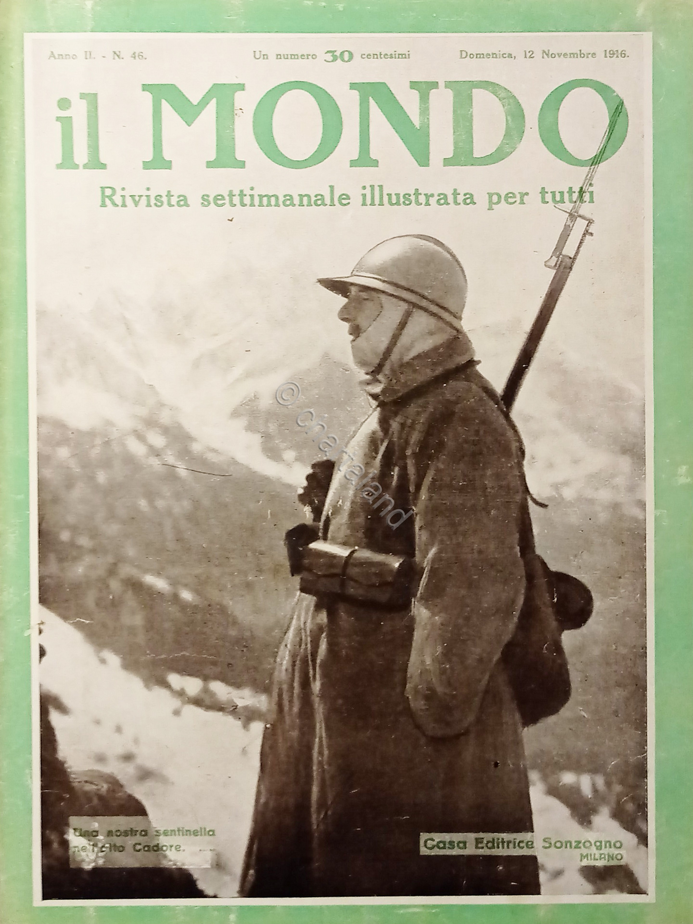 Settimanale WWI - Il Mondo N. 46 - Una nostra …