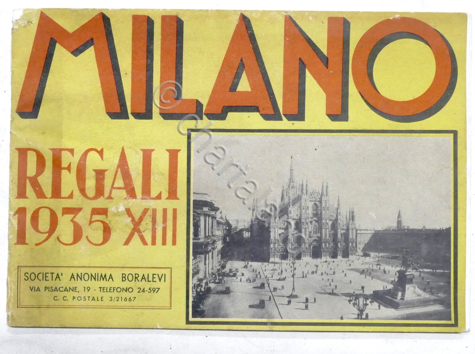 Società Anonima Boralevi - Milano - Catalogo Regali 1935