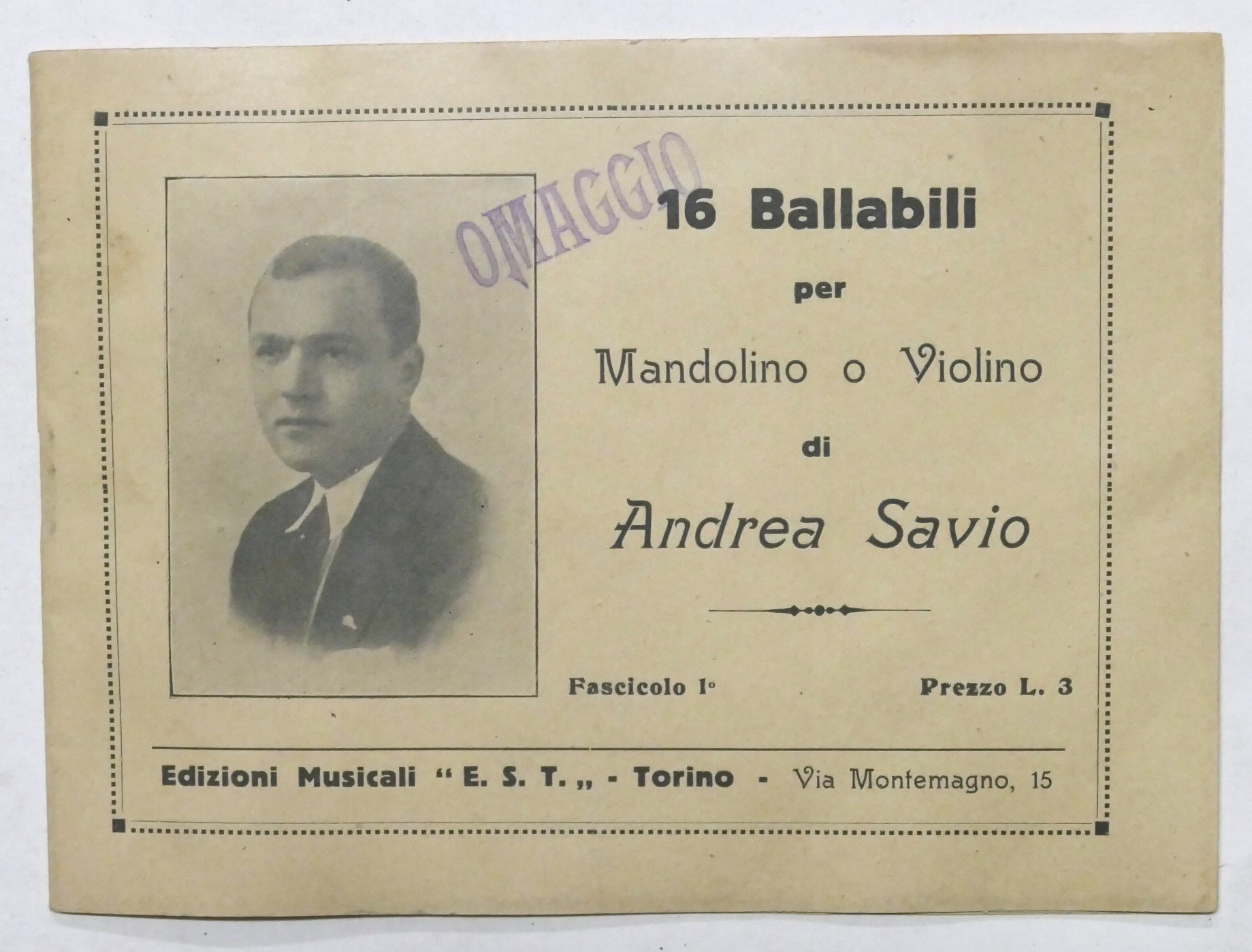 Spartiti - 16 Ballabili per Mandolino o violino di Andrea …