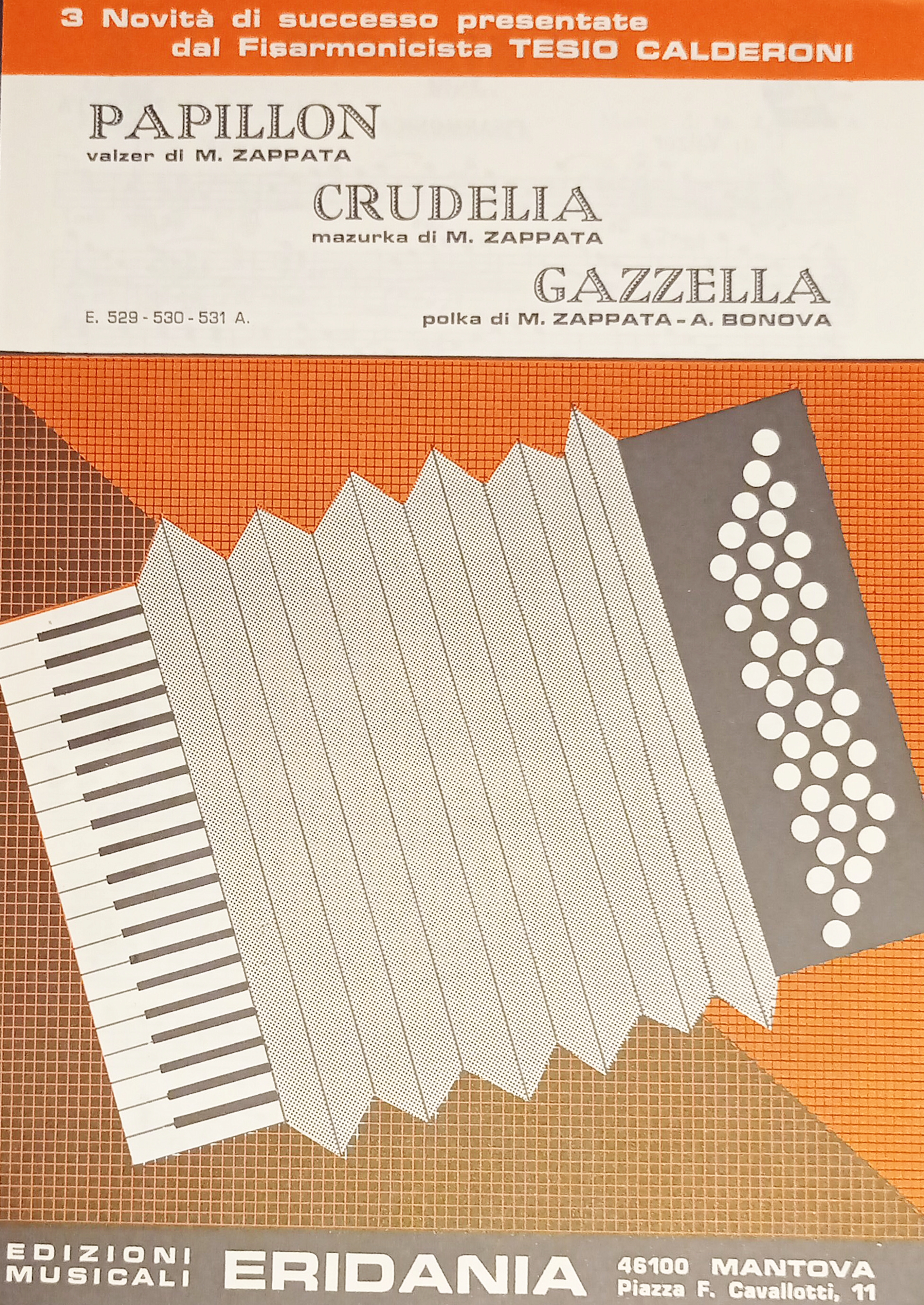 Spartiti - 3 Novità di Successo presentate dal Fisarmonicista Tesio …