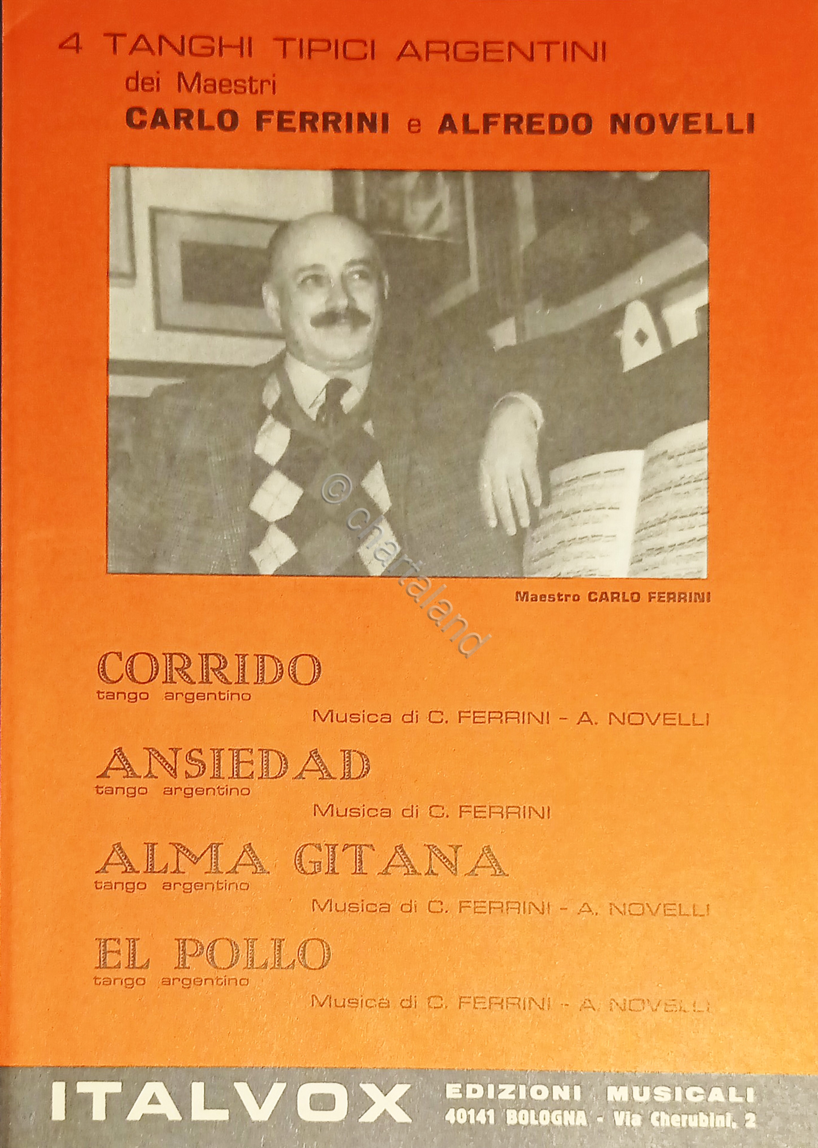 Spartiti - 4 Tanghi Tipici Argentini dei Maestri C. Ferrini …