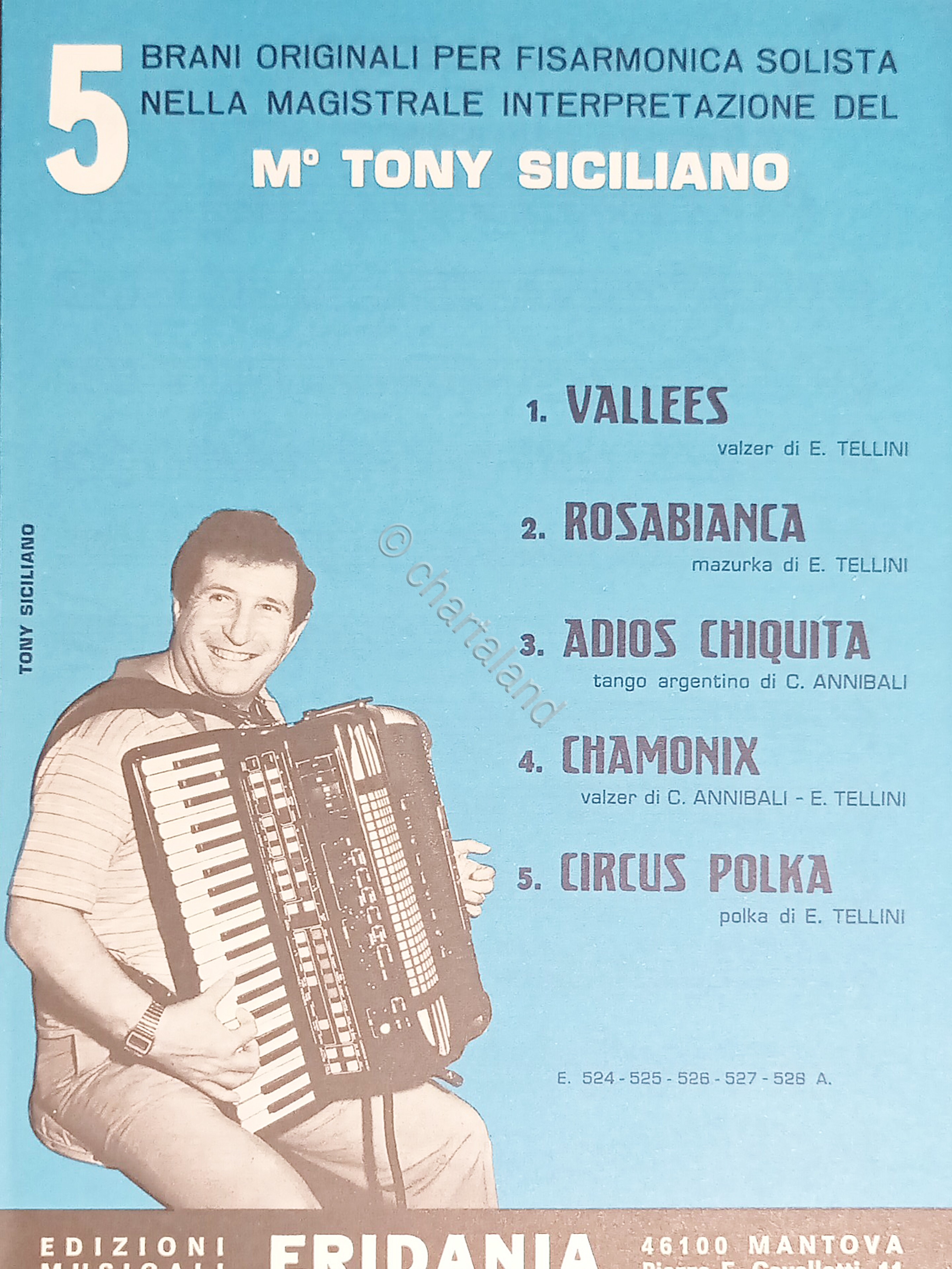 Spartiti - 5 Brani Originali per Fisarmonica Solista - Maestro …