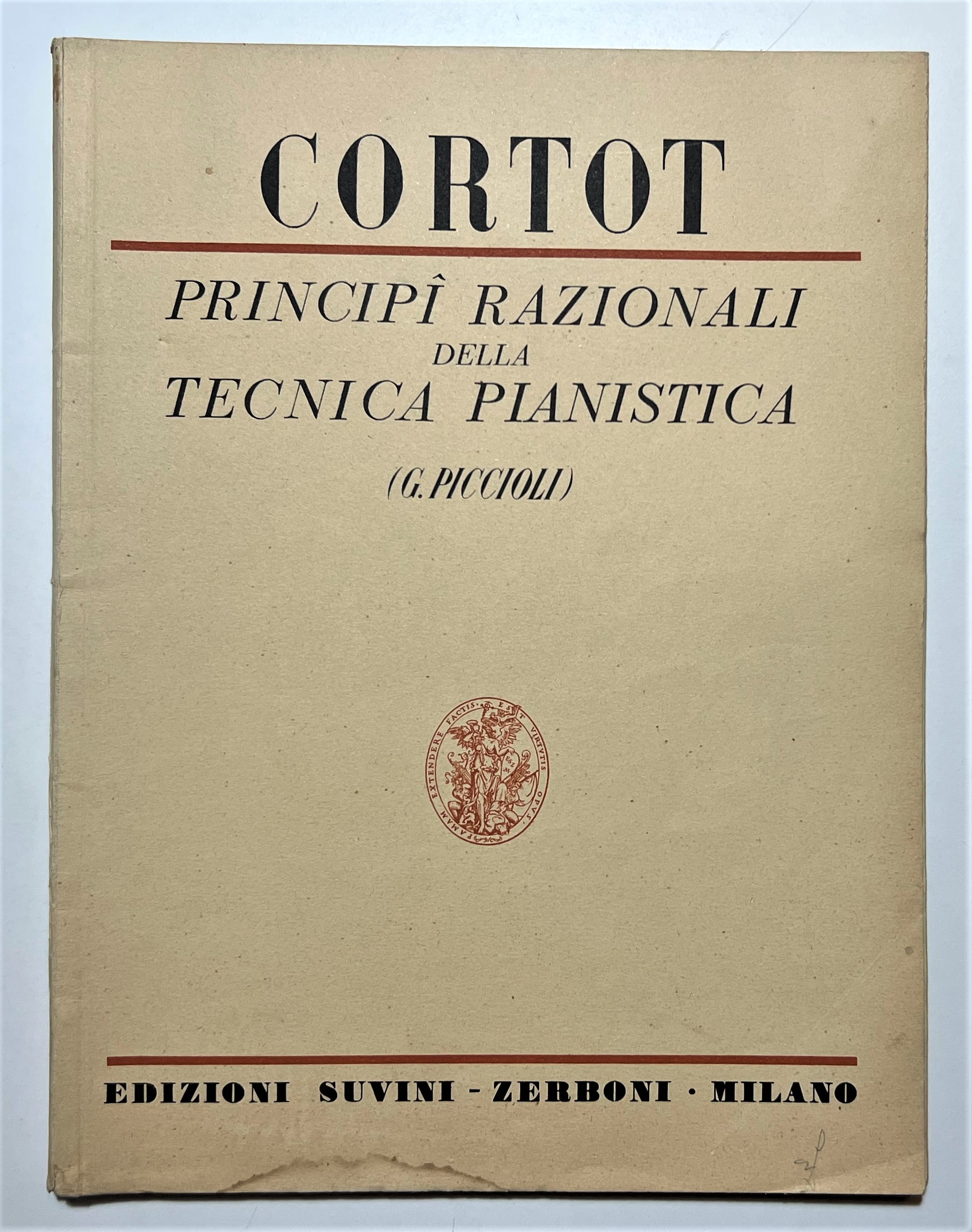 Spartiti - A. Cortot - Principi Razionali della Tecnica Pianistica …