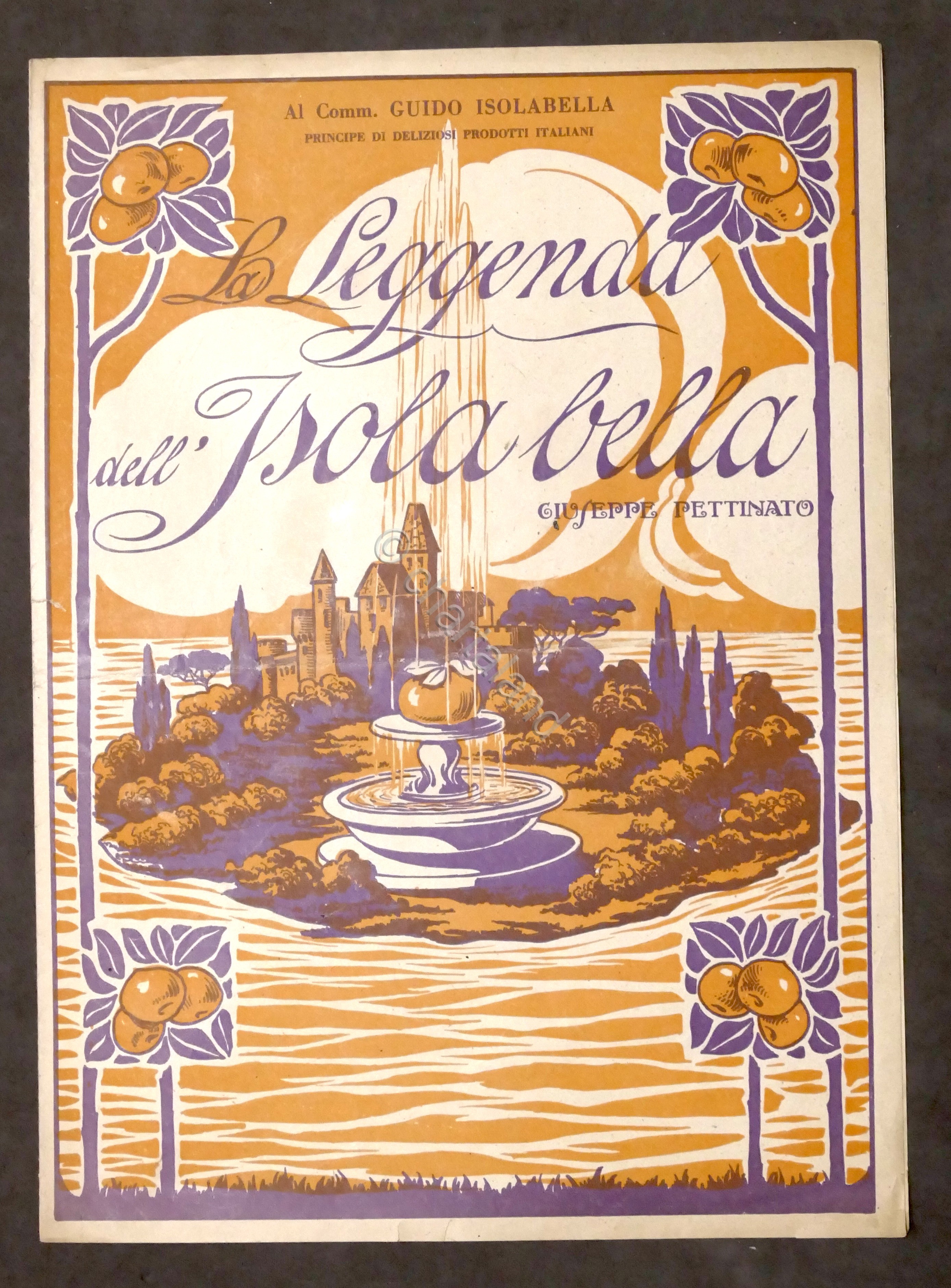 Spartiti - Al Comm. Guido Isolabella - La Leggenda dell'Isola …