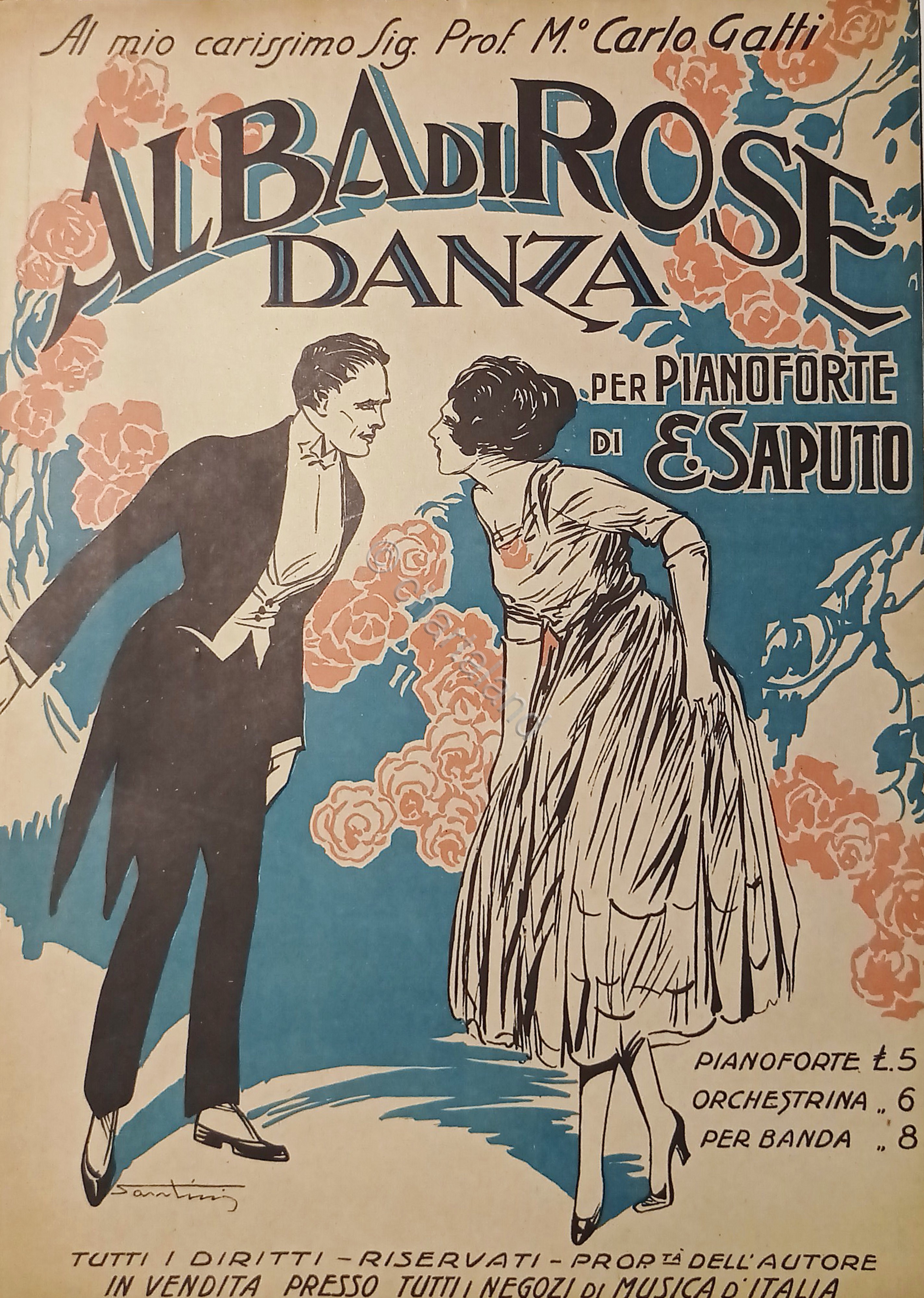 Spartiti - Alba di Rose - Danza di E. Saputo …