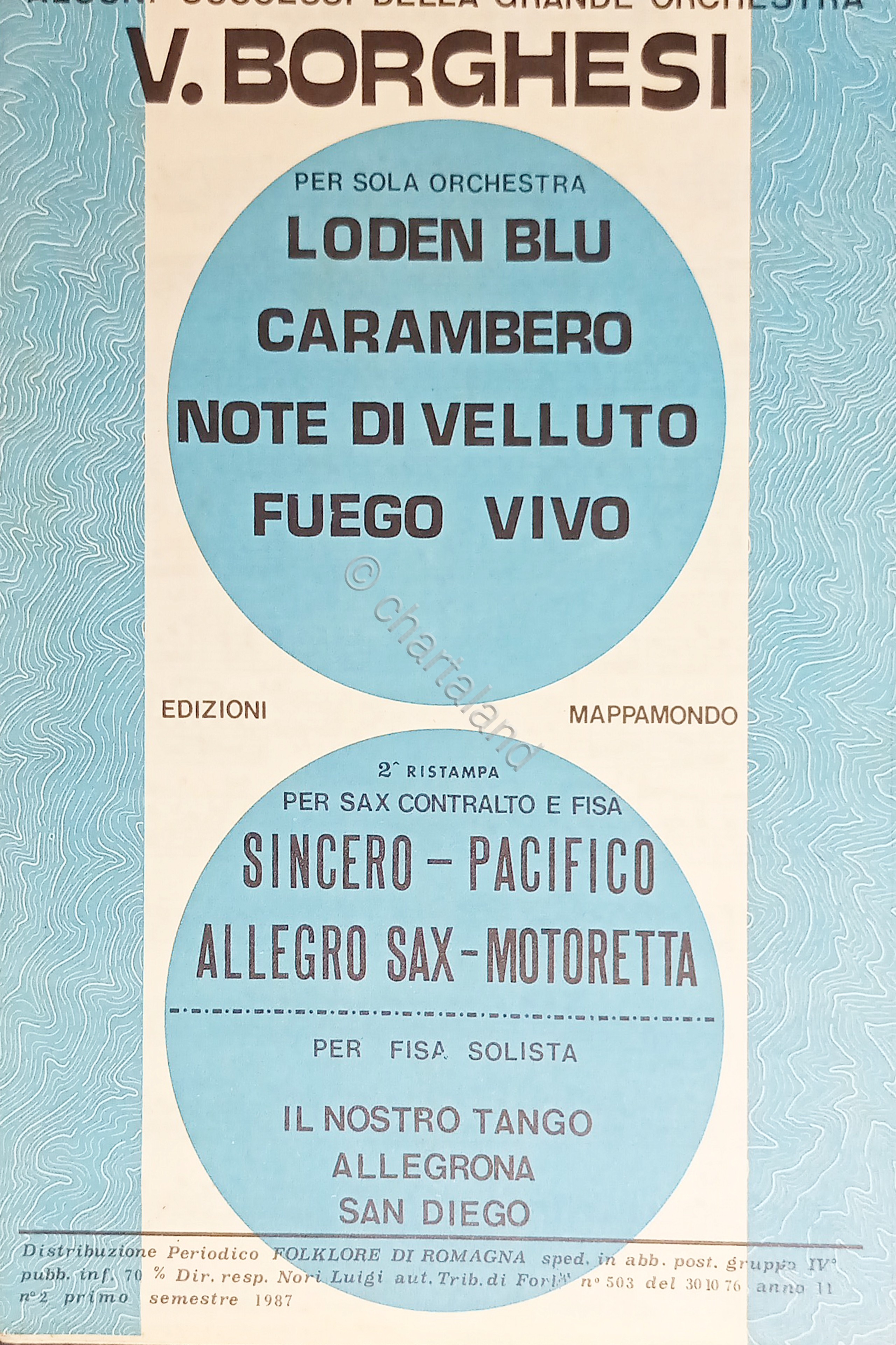Spartiti - Alcuni Successi della Grande Orchestra Vittorio Borghesi - …