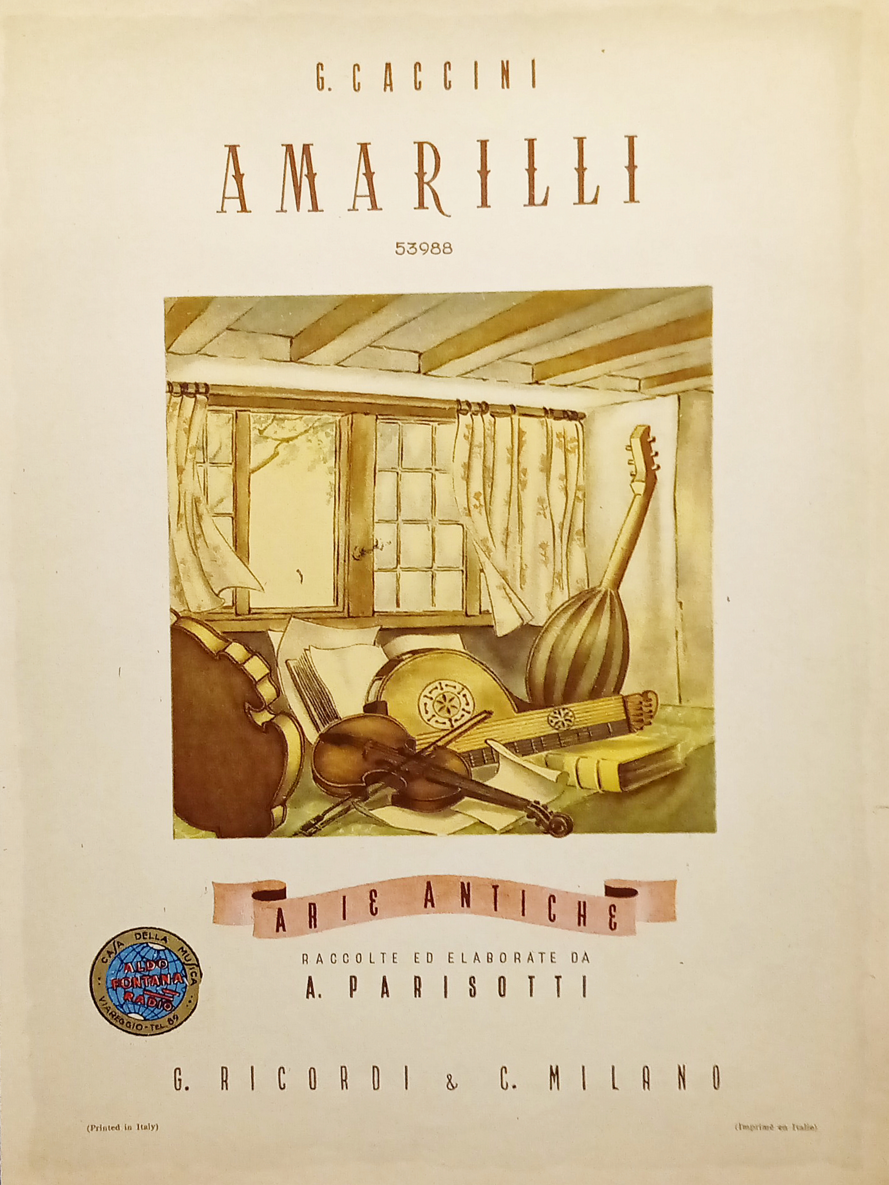 Spartiti - Amarilli - Aria Antica di G. Caccini - …