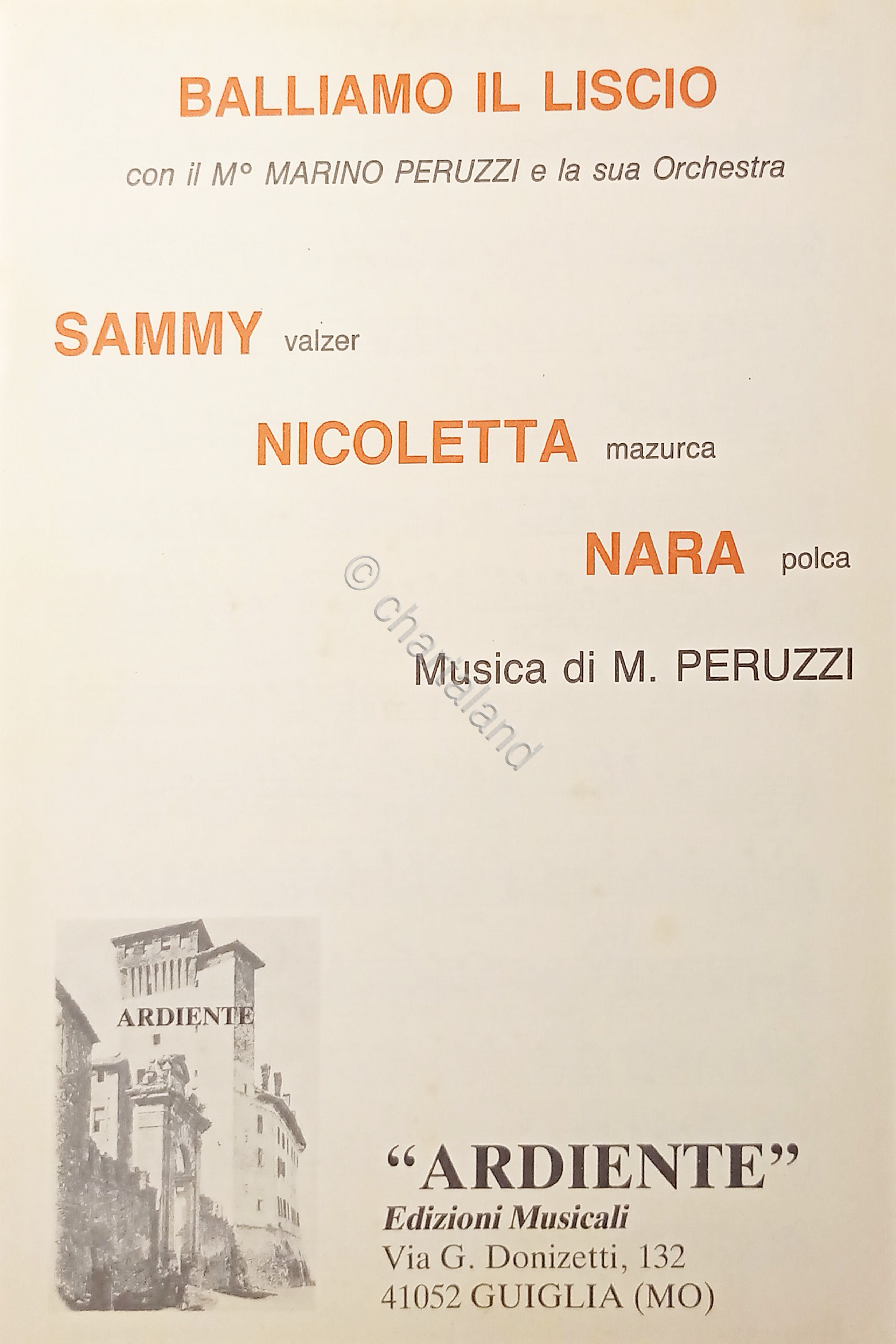 Spartiti - Balliamo il Liscio con M. Peruzzi e la …