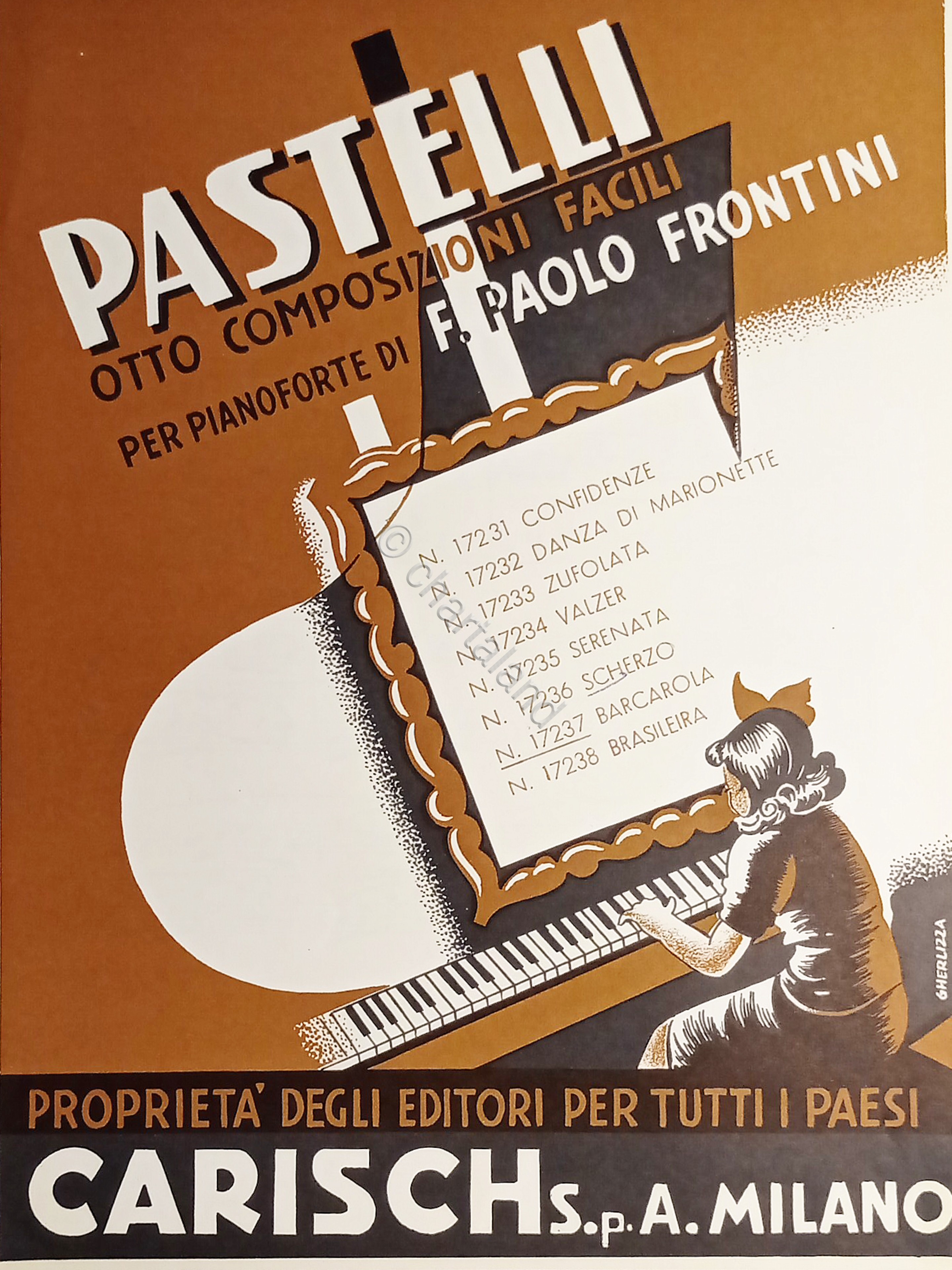 Spartiti - Barcarola per Pianoforte di F. Paolo Frontini - …