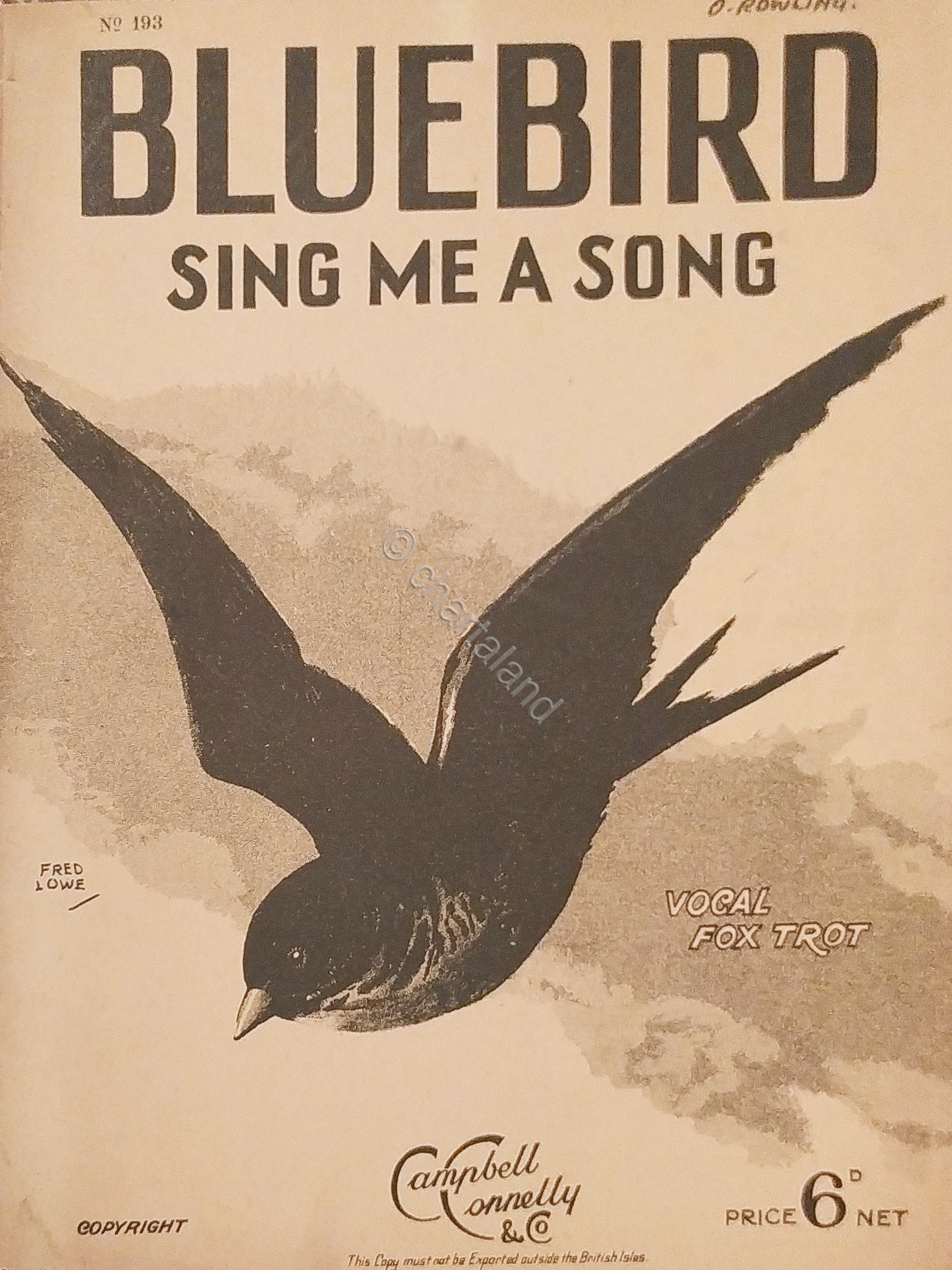 Spartiti - Bluebird, sing me a song - Vocal Fox …