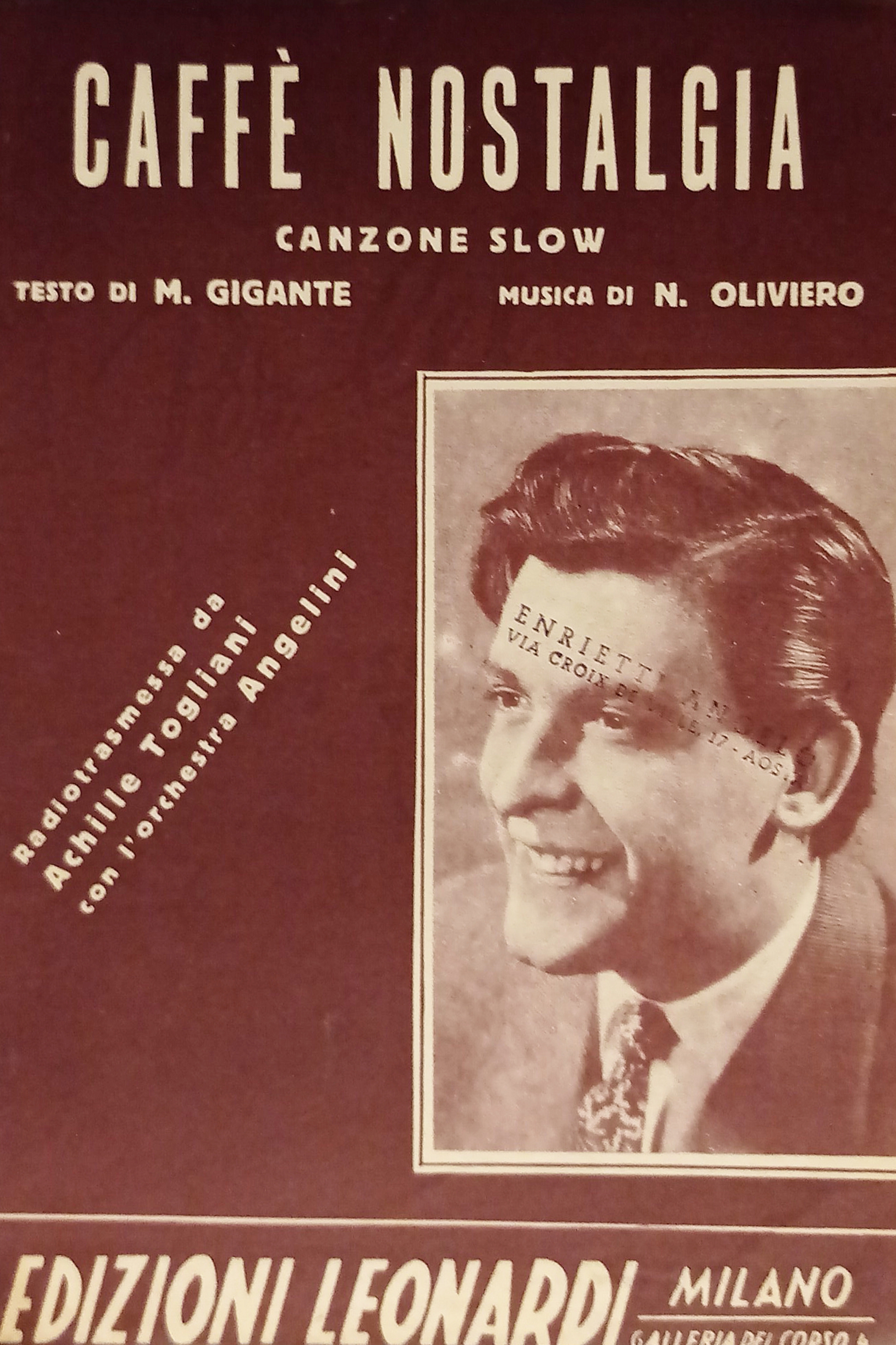 Spartiti - Caffè Nostalgia - Slow per Canto, Violino o …