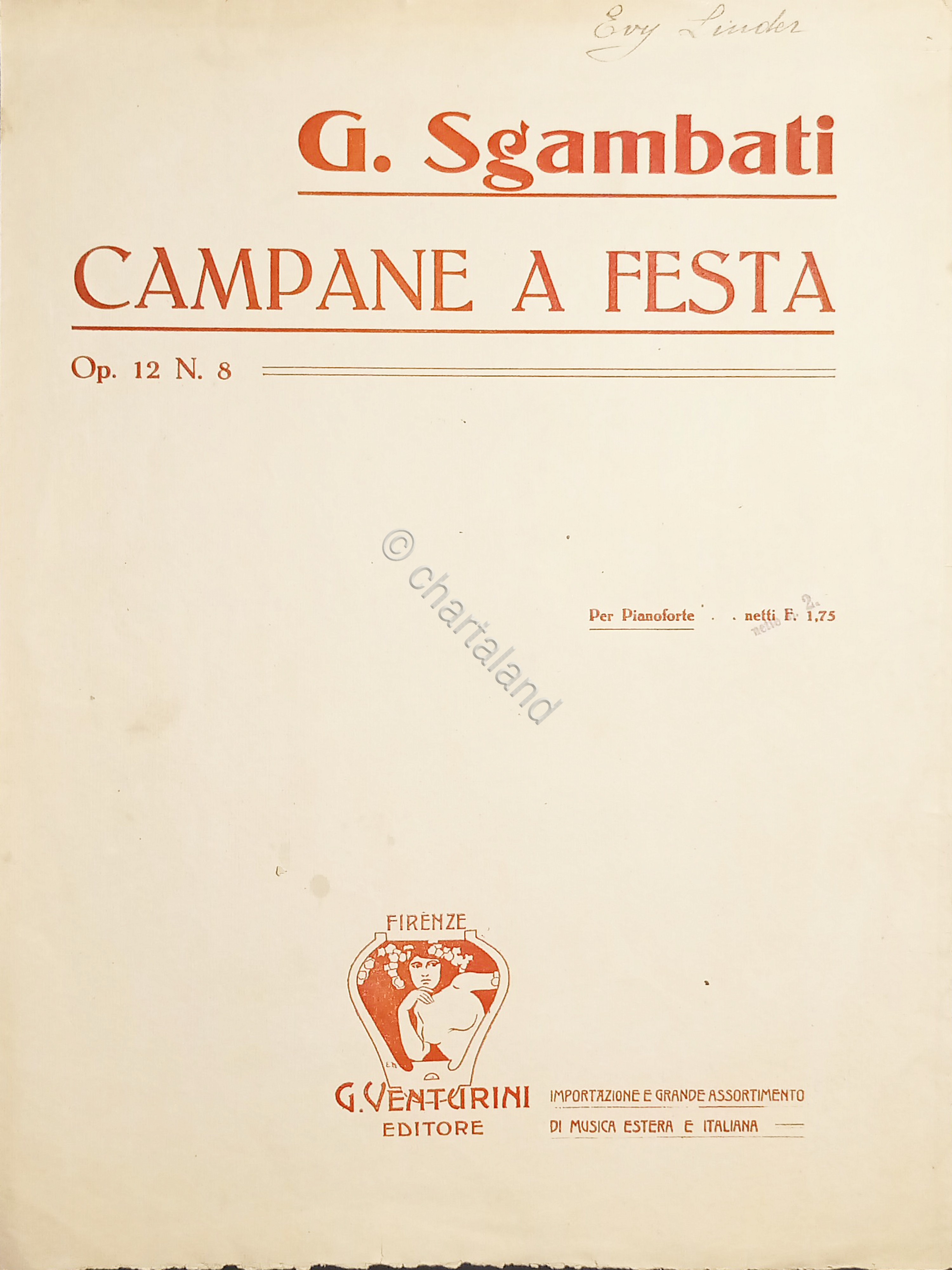 Spartiti - Campane a Festa Op. 12 N. 8 per …