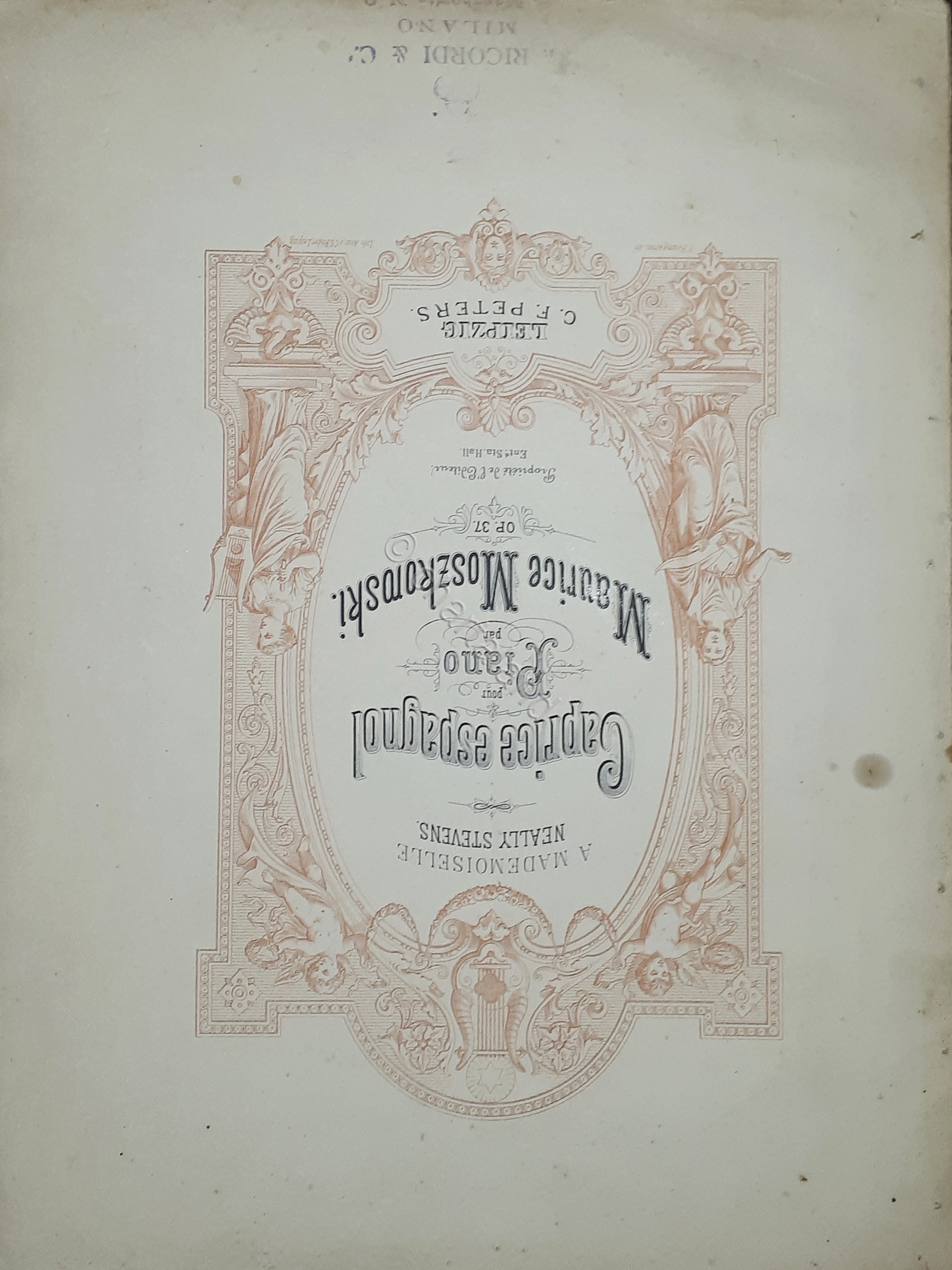 Spartiti - Caprice espagnol pour Piano par Maurice Moszkowski